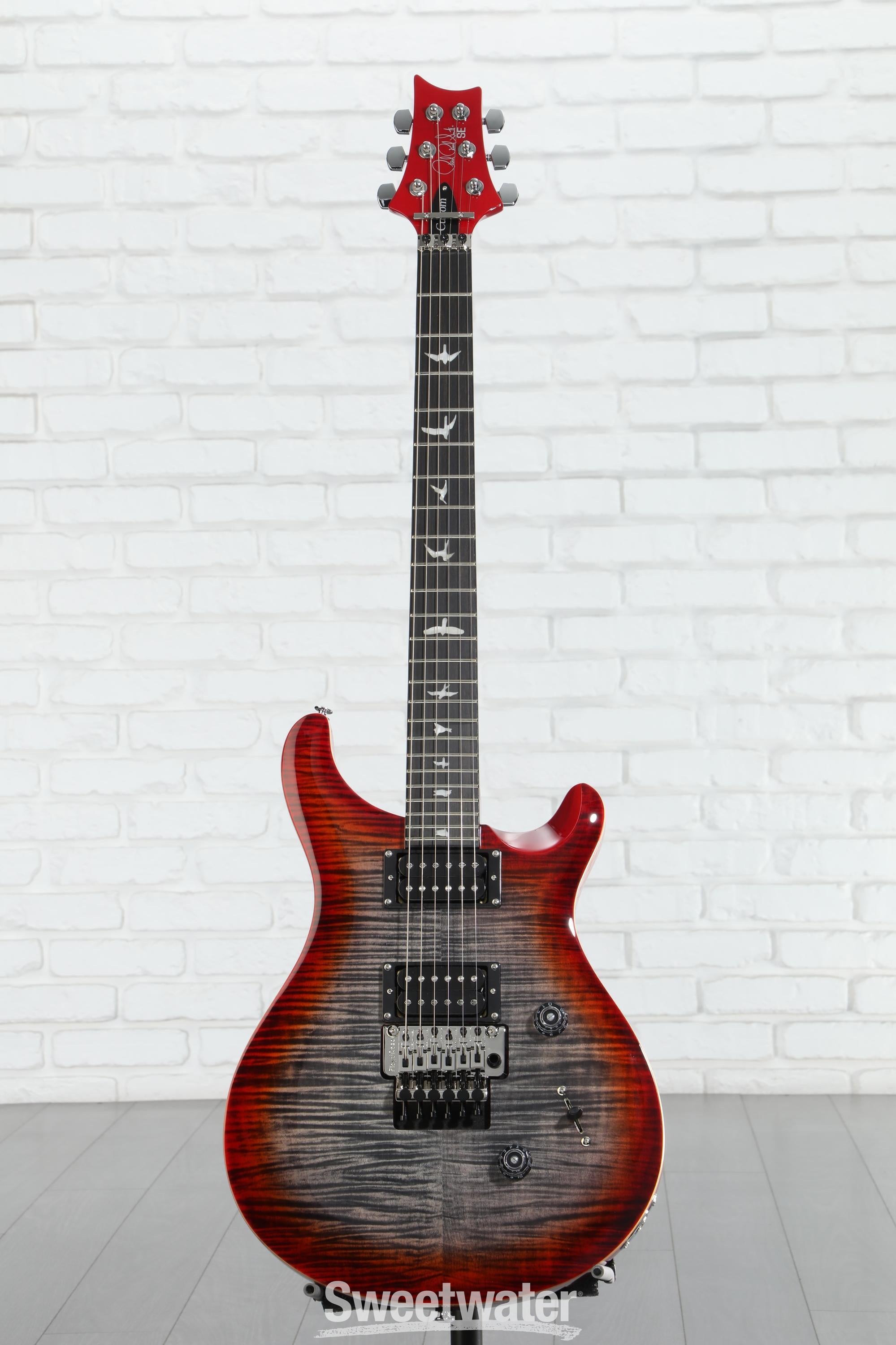 v*s様 PRS SE Custom24 Floyd charcoal burs PRS SE Custom 24 Floyd Electric Guitar - Charcoal Burst