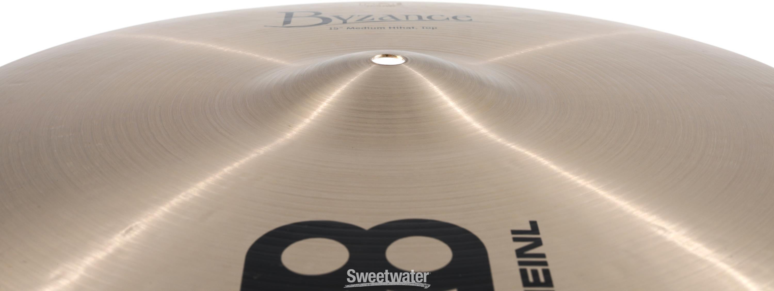 その他 HAT15-039L Meinl Cymbals Byzance Traditional Medium Hi-hat Cymbals - 15 inch