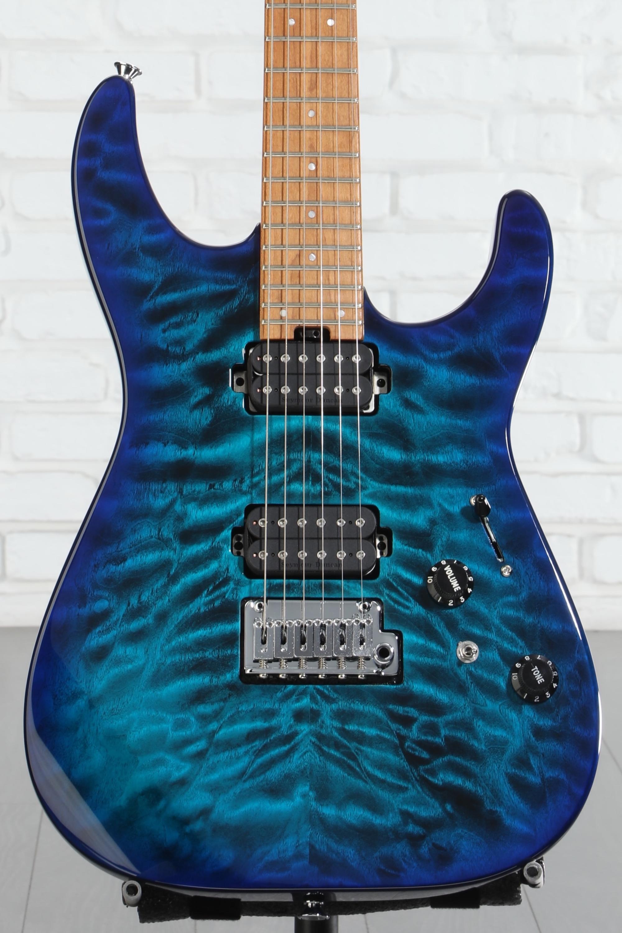 ほぼ新品CHARVEL Pro-Mod DK24 HH 2PT Blue Charvel Pro-Mod DK24 HH 2PT Electric Guitar - Matte Blue