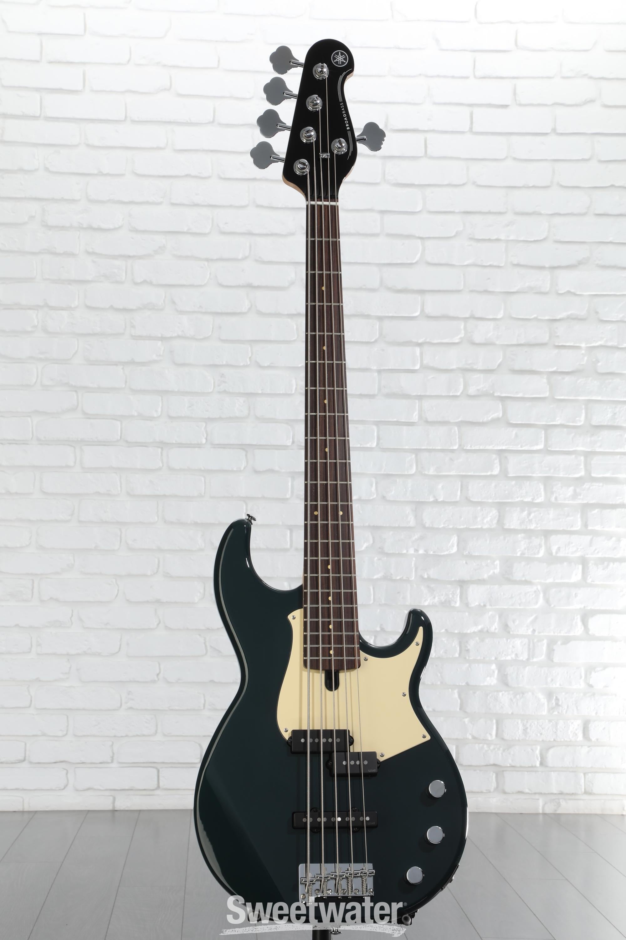 Yamaha BB435 5-string Bass Guitar - Teal Blue | Sweetwater