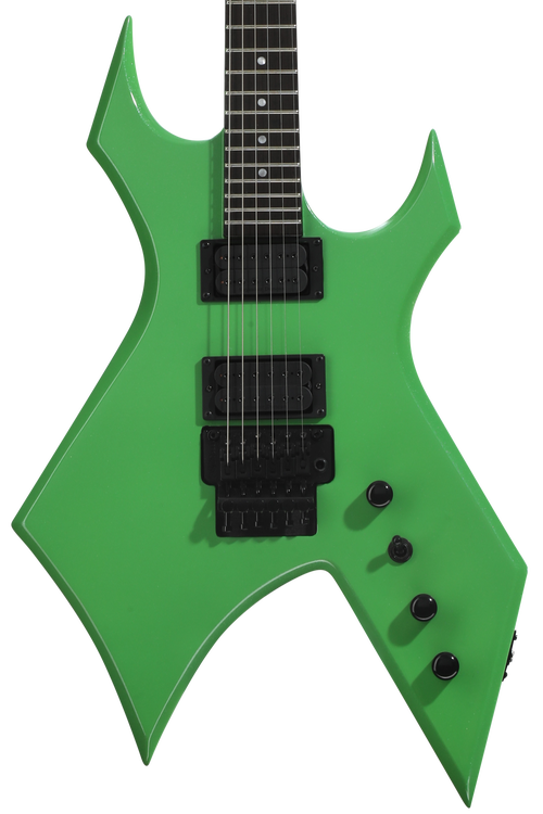 B.C. Rich Warlock Legacy Electric Guitar - Green Pearl, Floyd Rose