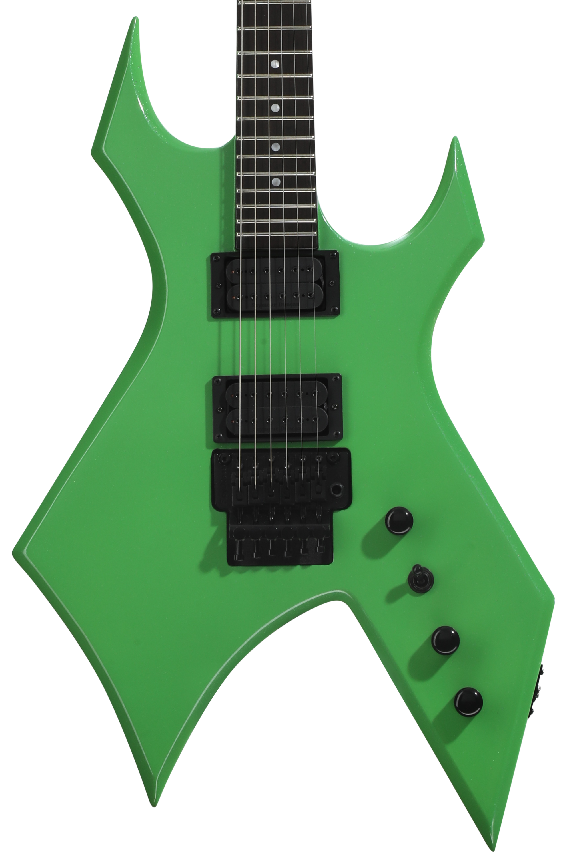 B.C. Rich Warlock Legacy Electric Guitar - Green Pearl, Floyd Rose