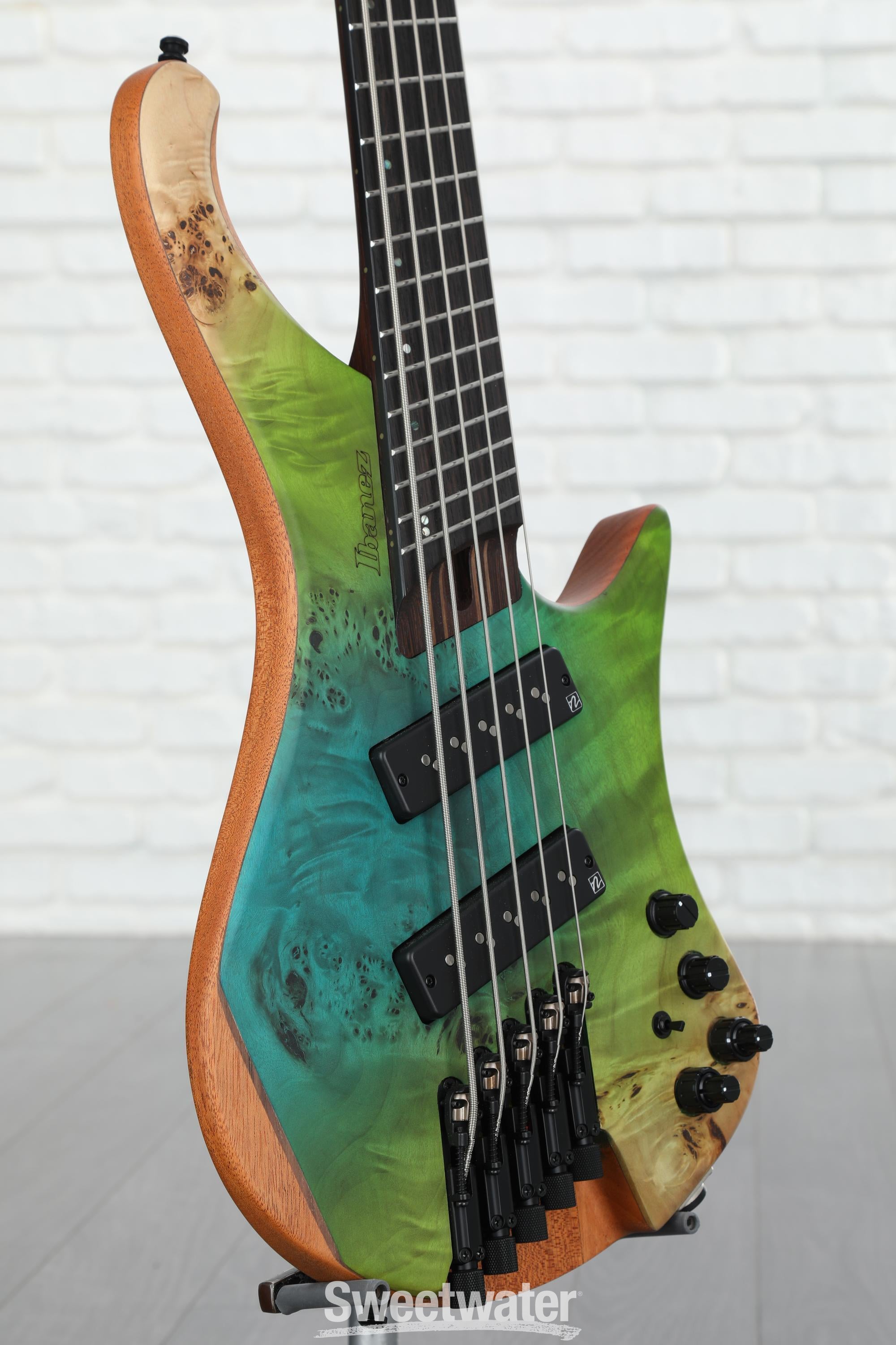 Ibanez Bass Workshop EHB1505MS Bass Guitar - Ocean Inlet Flat