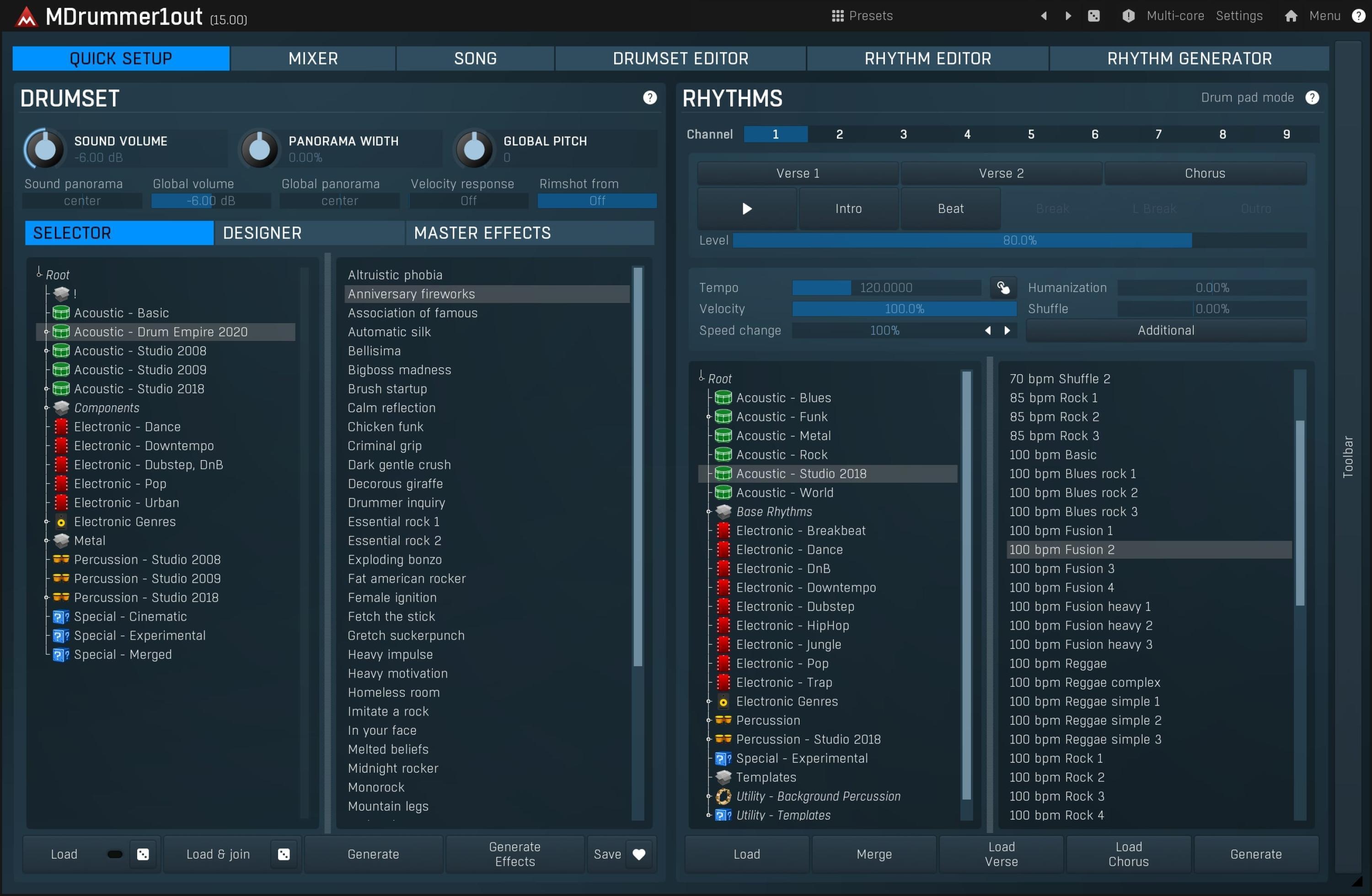 MeldaProduction MDrummer Drum Machine and Virtual Drummer