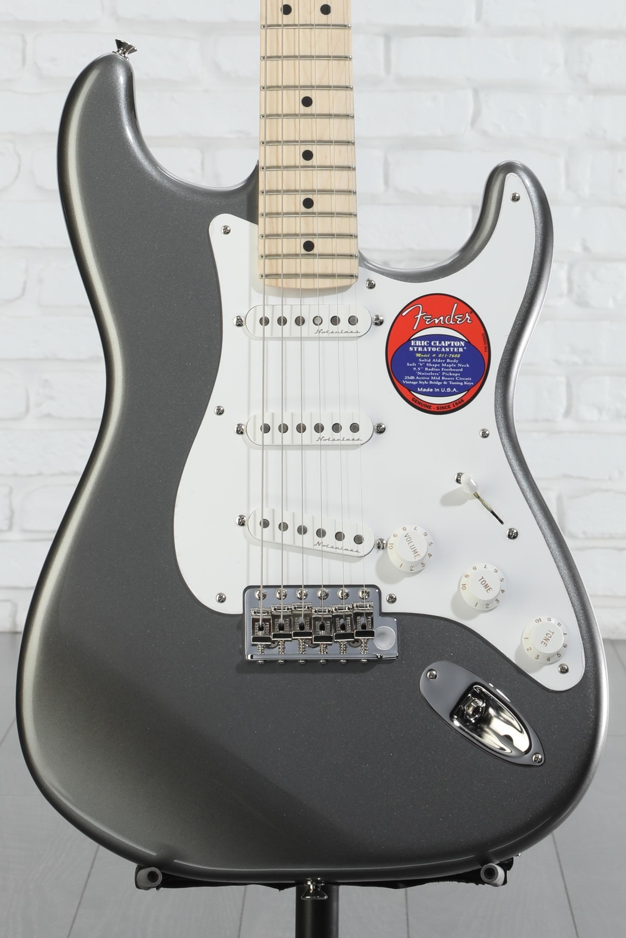 ギター Fender Eric Clapton Stratocaster Pewter Eric Clapton Stratocaster - Pewter – Dave's Guitar Shop