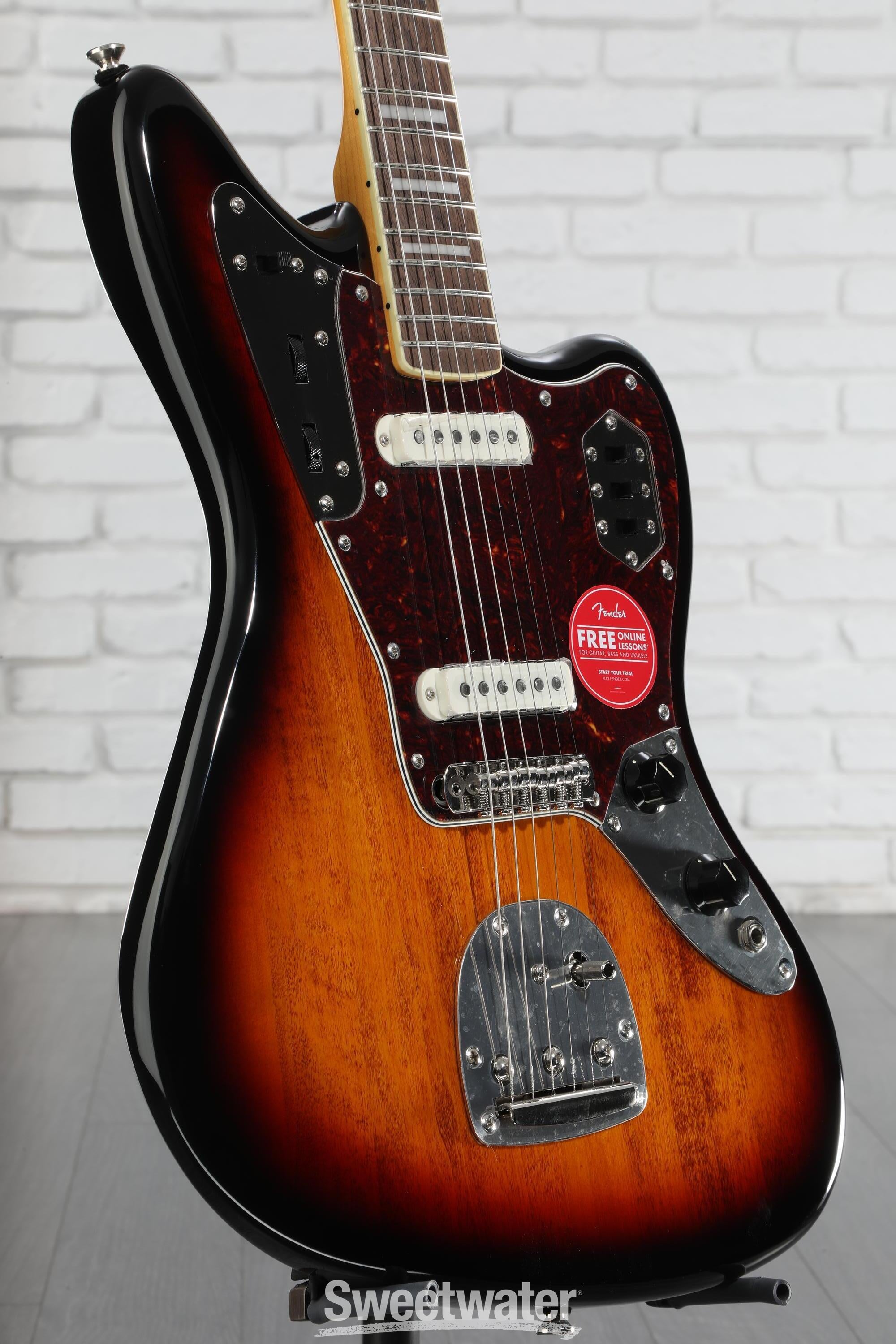 ギター SQUIER Classic Vibe 70s Jaguar 3TS Squier Classic Vibe '70s Jaguar - 3-Tone Sunburst | Sweetwater