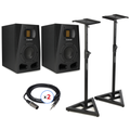 Photo of ADAM Audio A4V 4-inch Powered Studio Monitor Pair with Stands and Cables