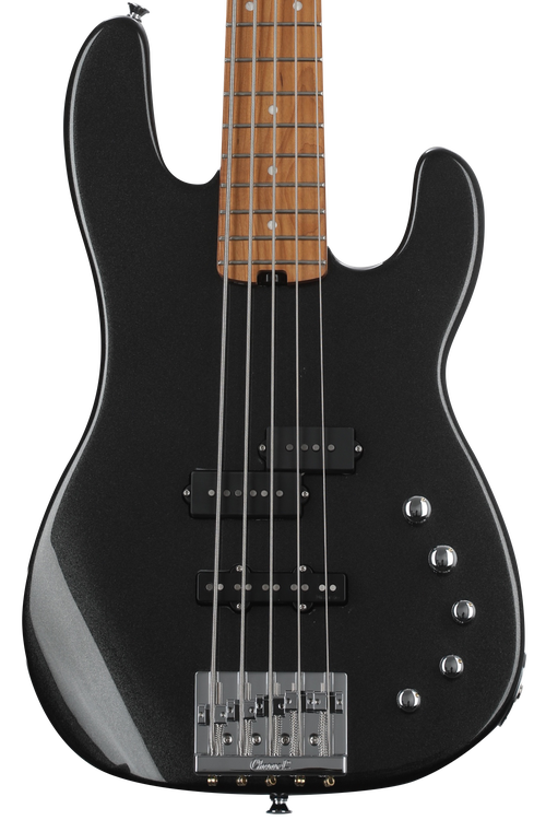 Charvel Pro-Mod San Dimas Bass PJ V - Metallic Black | Sweetwater