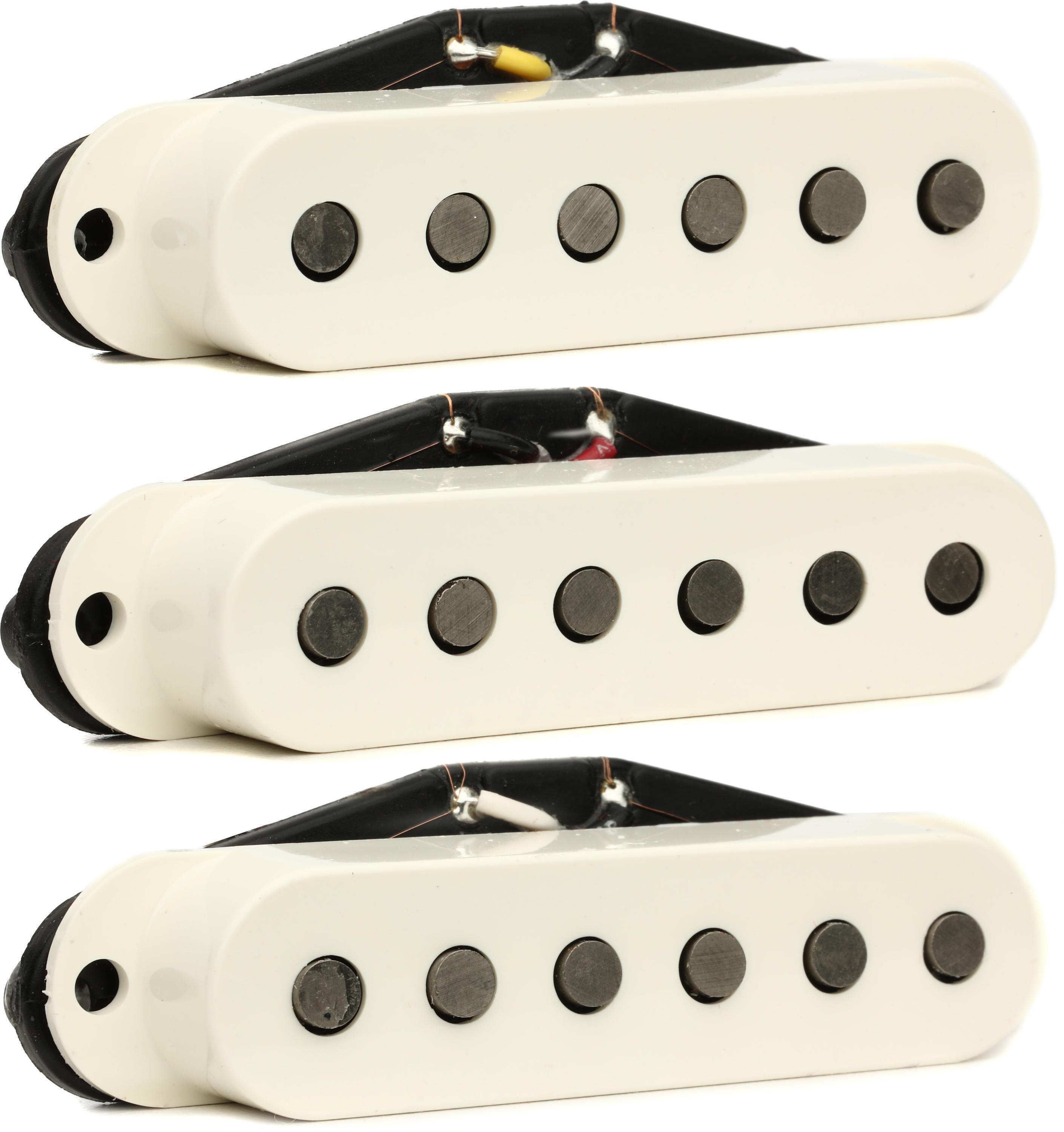 Fender Deluxe Drive Stratocaster Single Coil Pickup Set - White