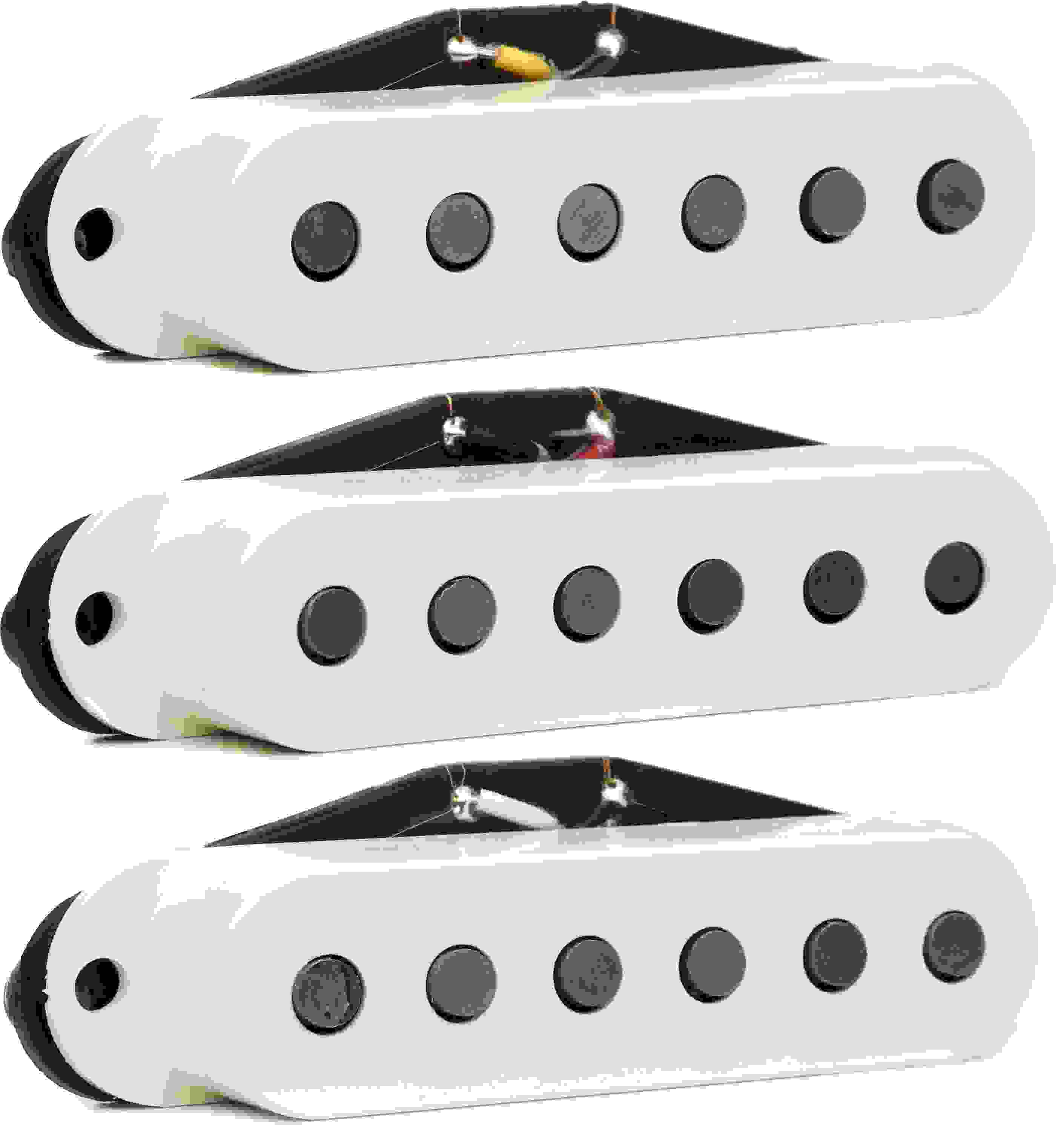 Fender Deluxe Drive Stratocaster Single Coil Pickup Set - White