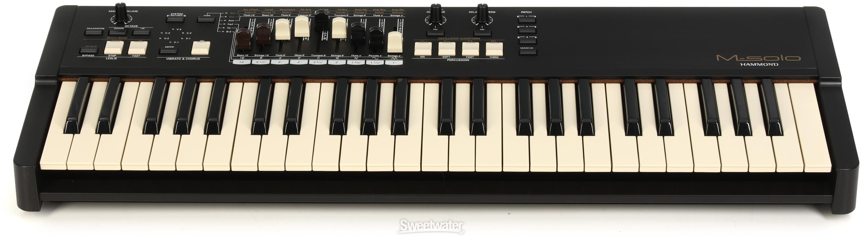 Hammond M-Solo Portable Organ - Black | Sweetwater