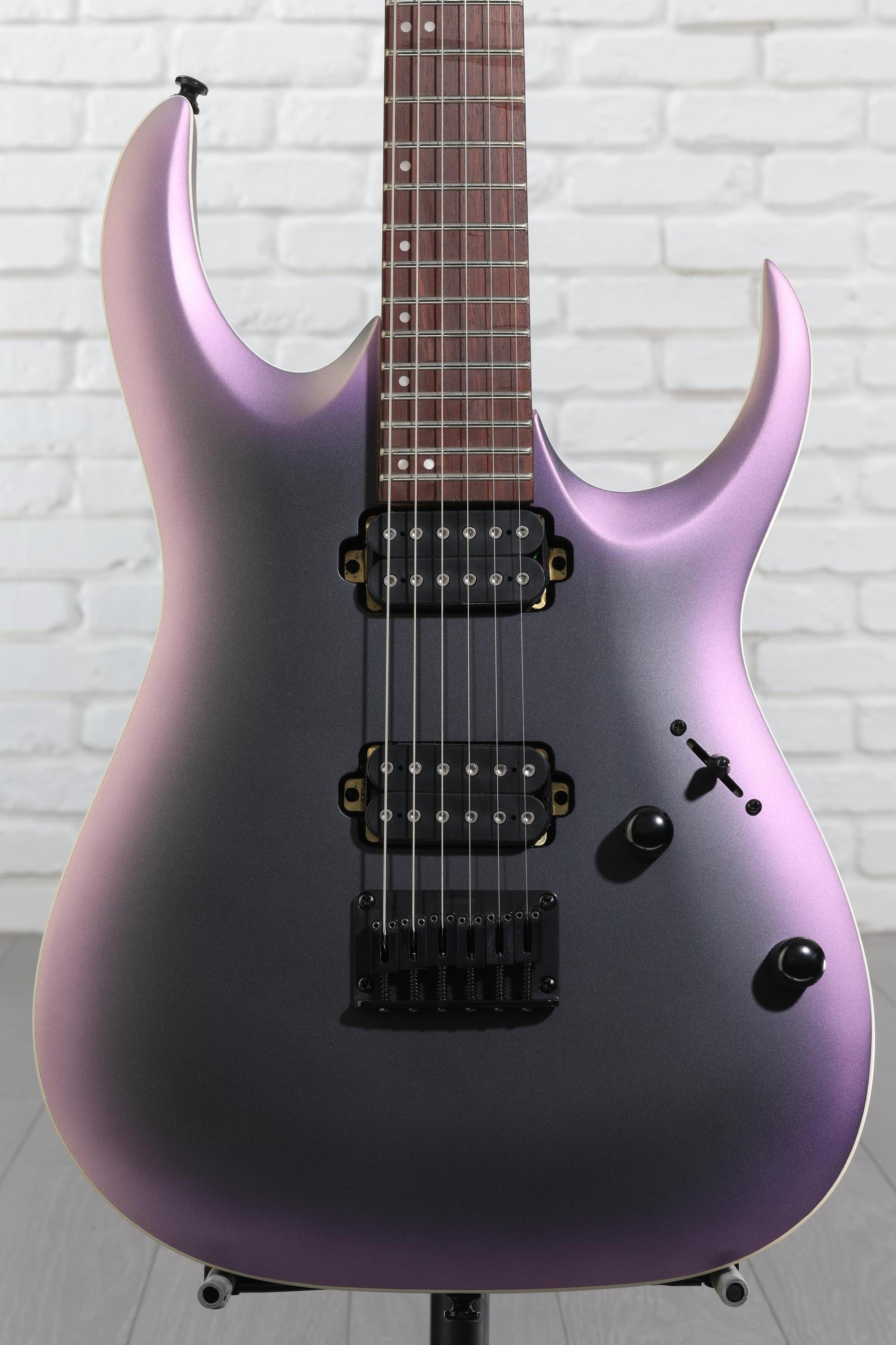 Ibanez RGA42EX エレキギター Ibanez RGA42EX Standard Electric Guitar Black Aurora Burst Matte