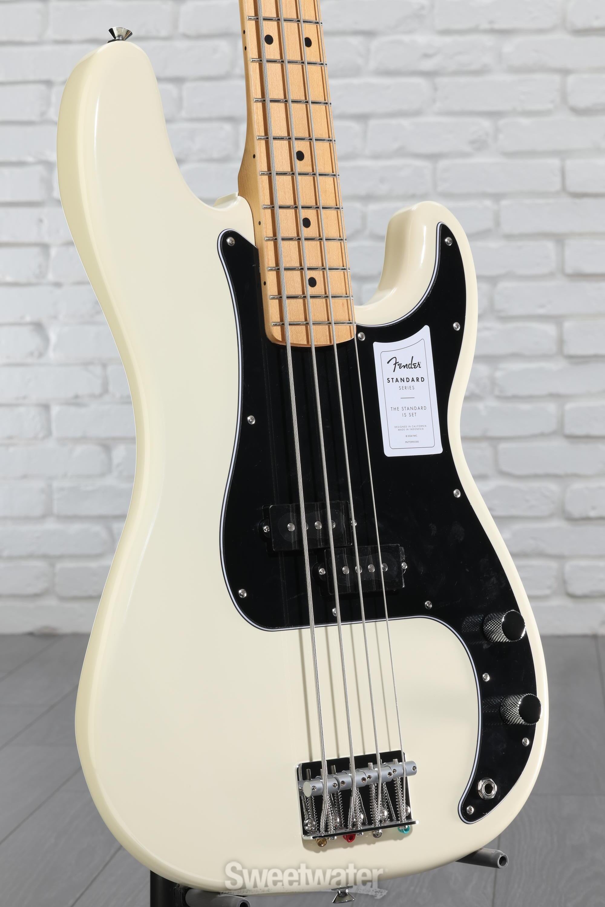 ベース Fender Standard Precision Bass Amazon.com: Fender Standard Precision Bass - Olympic White