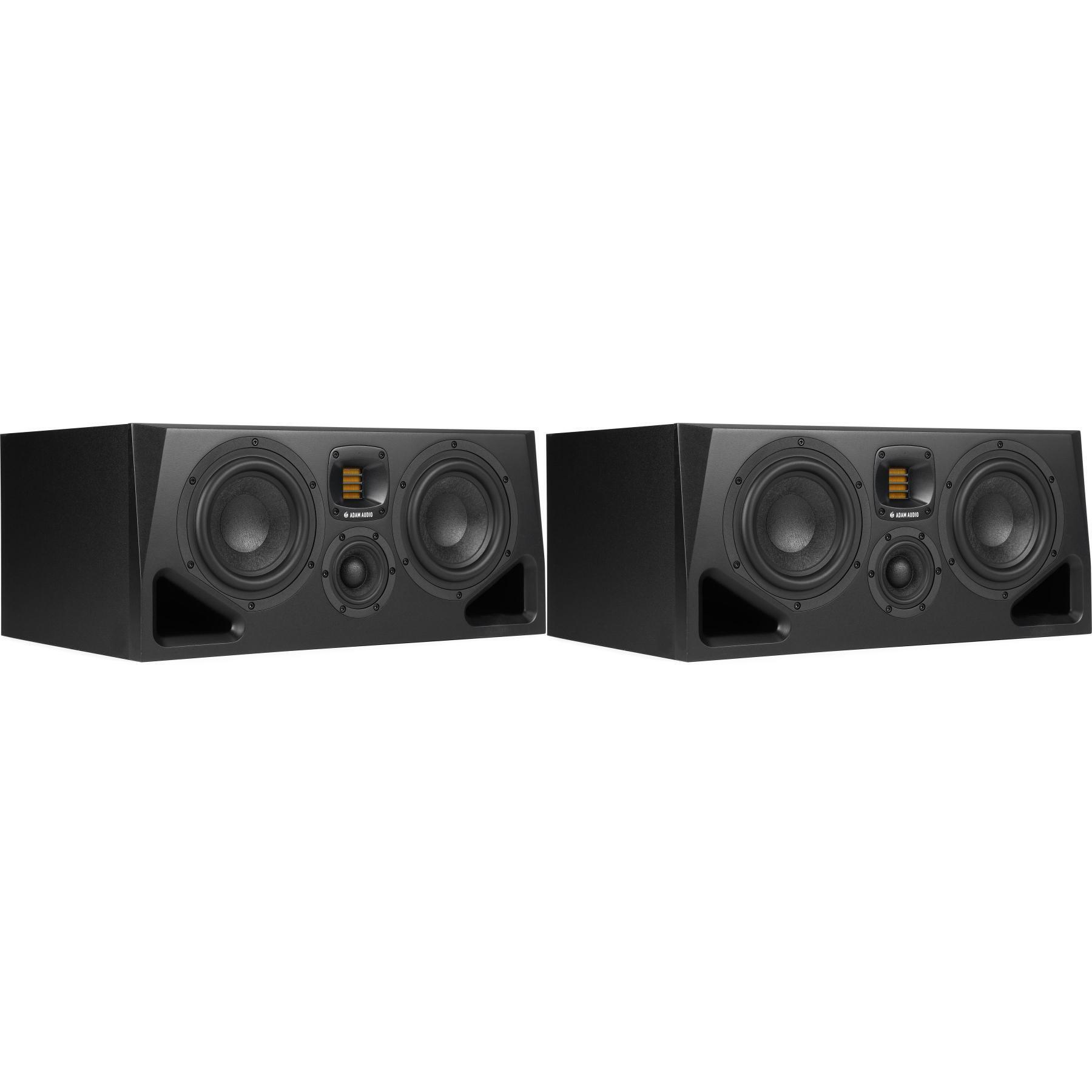 Adam Professional Audio A77H, 340W Dual 7 Active 3-Way Midfield Studio  Monitor (Pair)