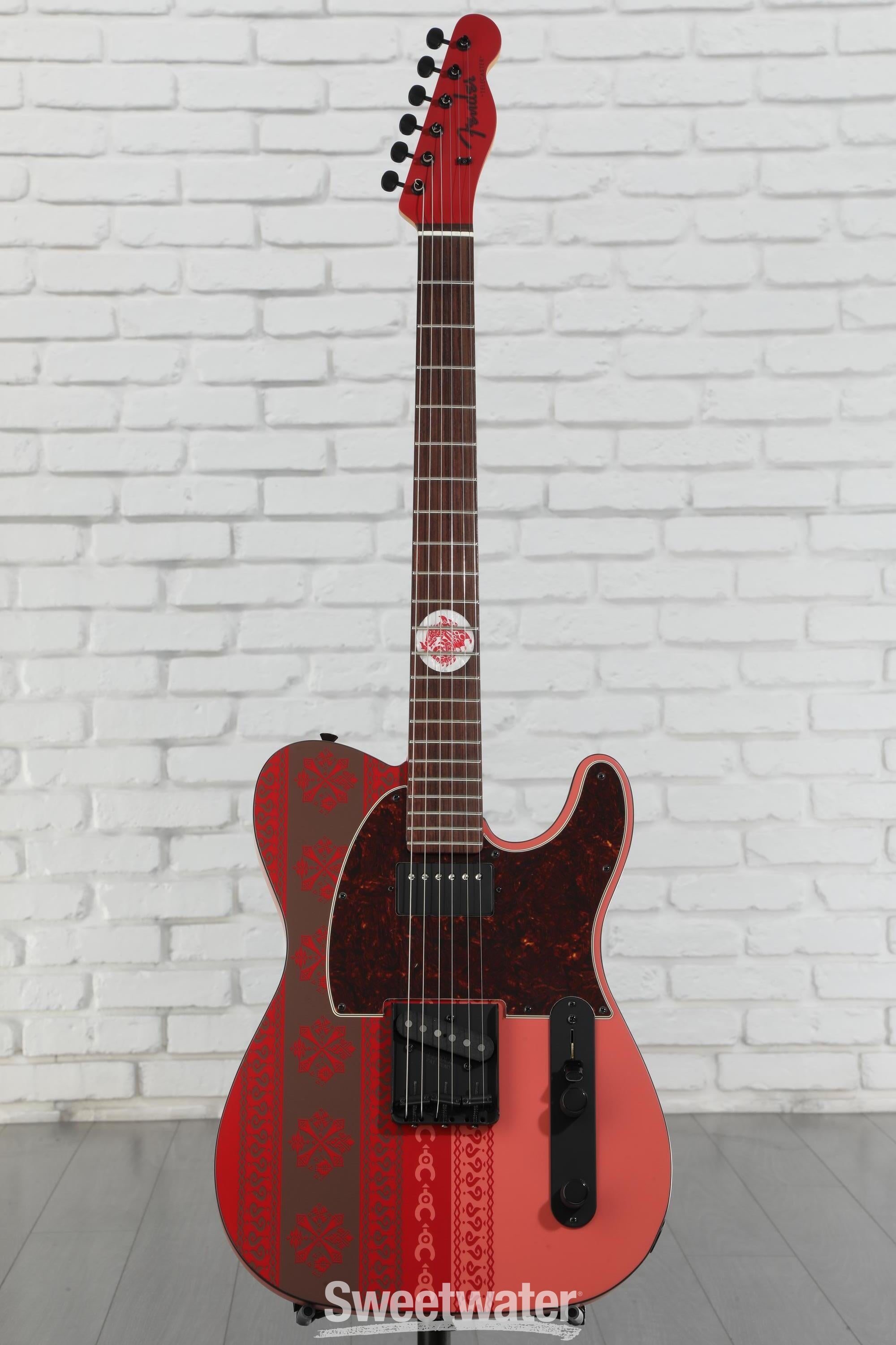 ギター Fender Limited Monster Hunter Rathalos Fender MIJ Limited Monster Hunter Rathalos Telecaster