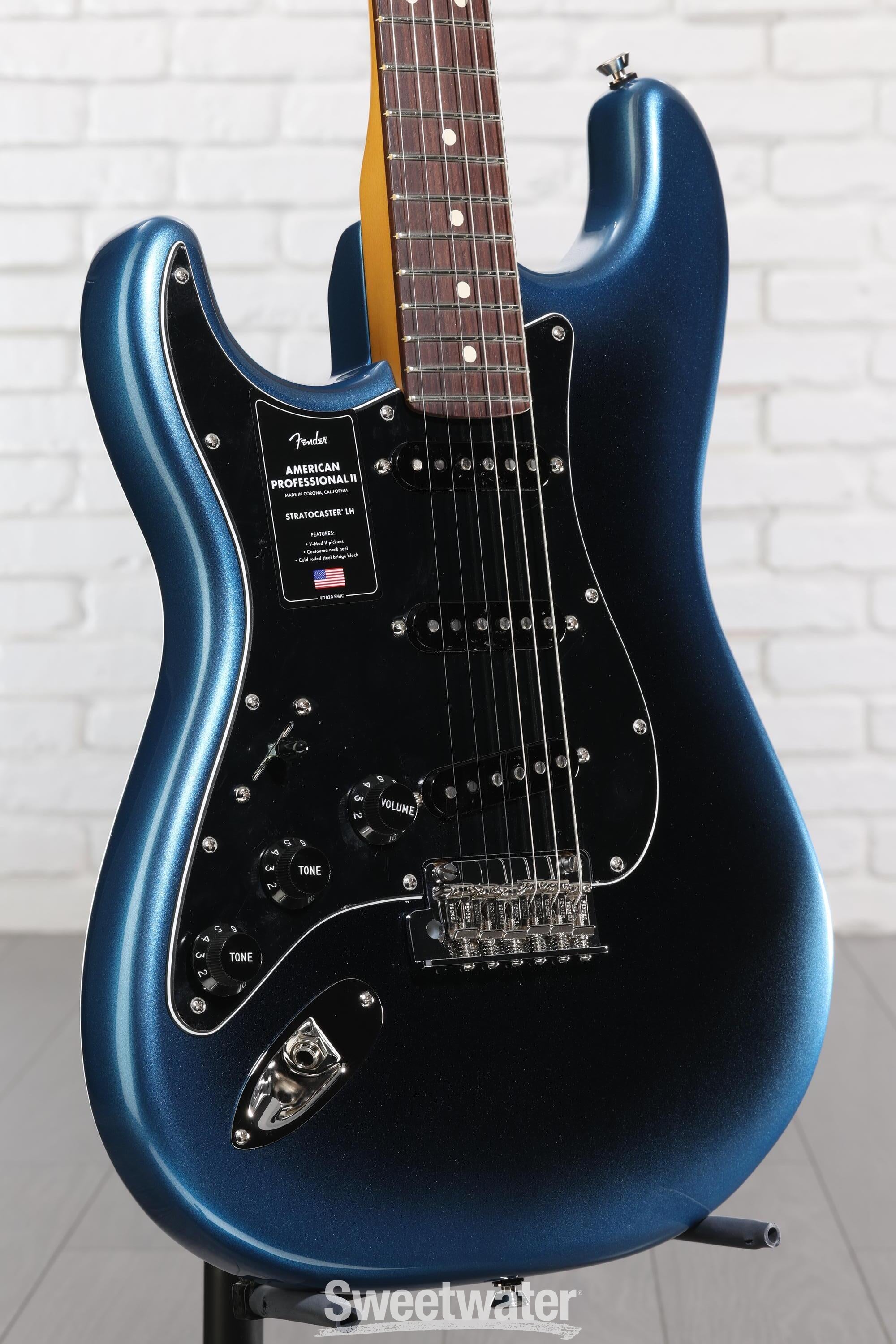 Photo of Fender American Professional II Stratocaster Left-handed - Dark Night with Rosewood Fingerboard