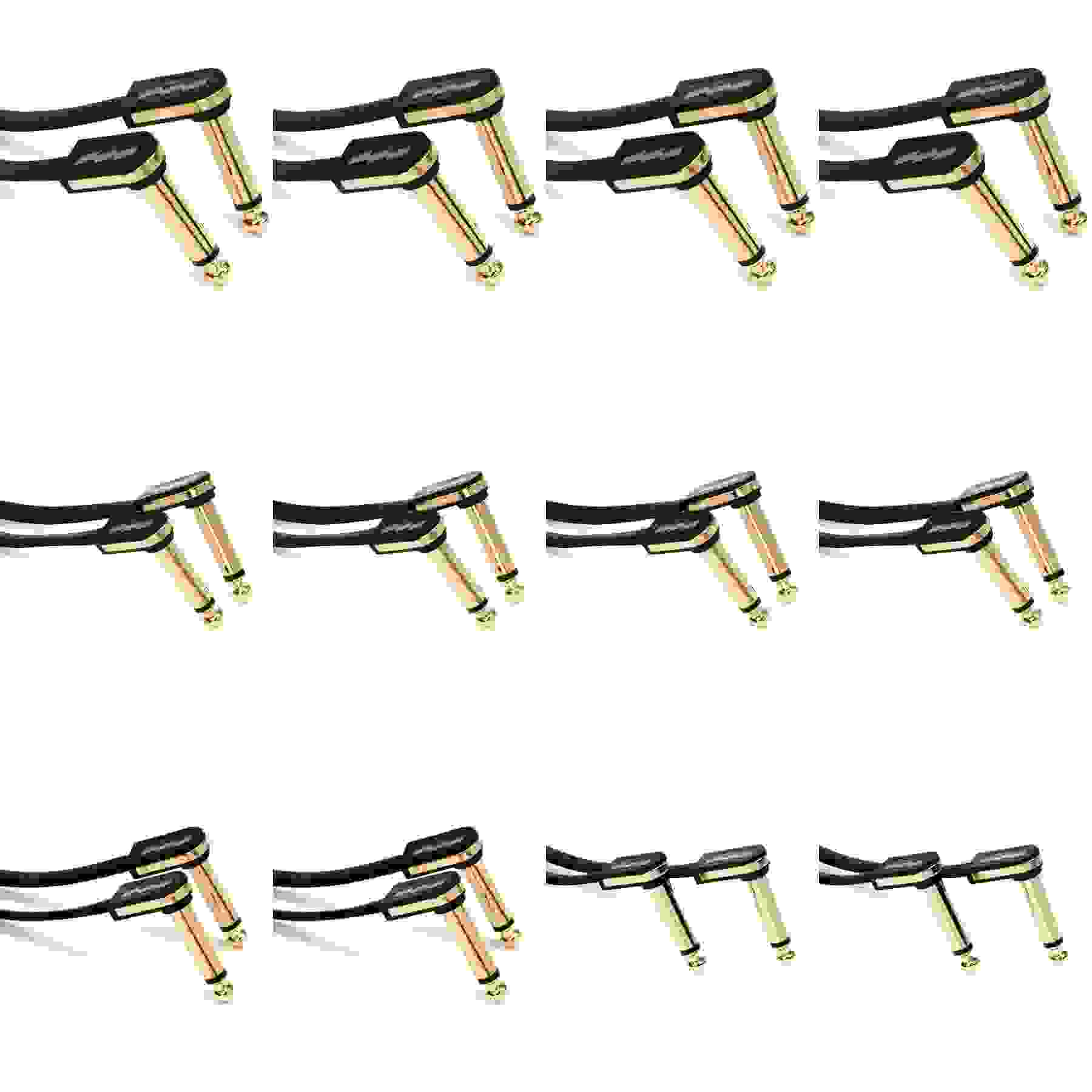 EBS Premium Gold Flat Patch Cable Bundle Sweetwater