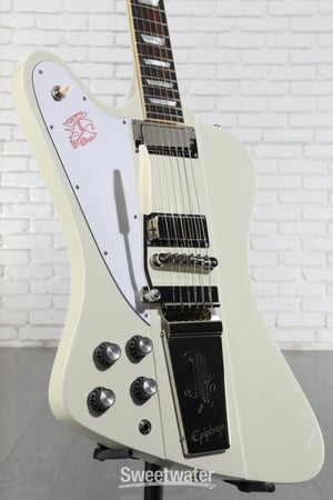 Photo of Epiphone 1963 Firebird V Left-handed Electric Guitar - Polaris White