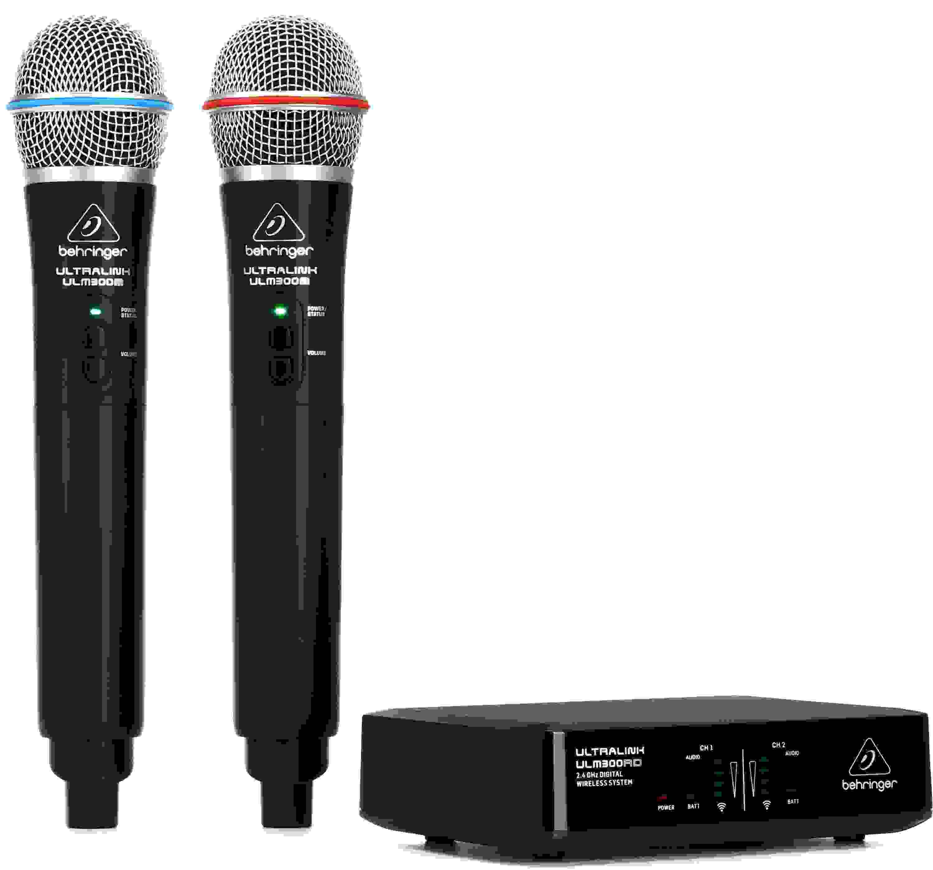 Behringer ULM302MIC Wireless Dual Handheld Microphone System Sweetwater