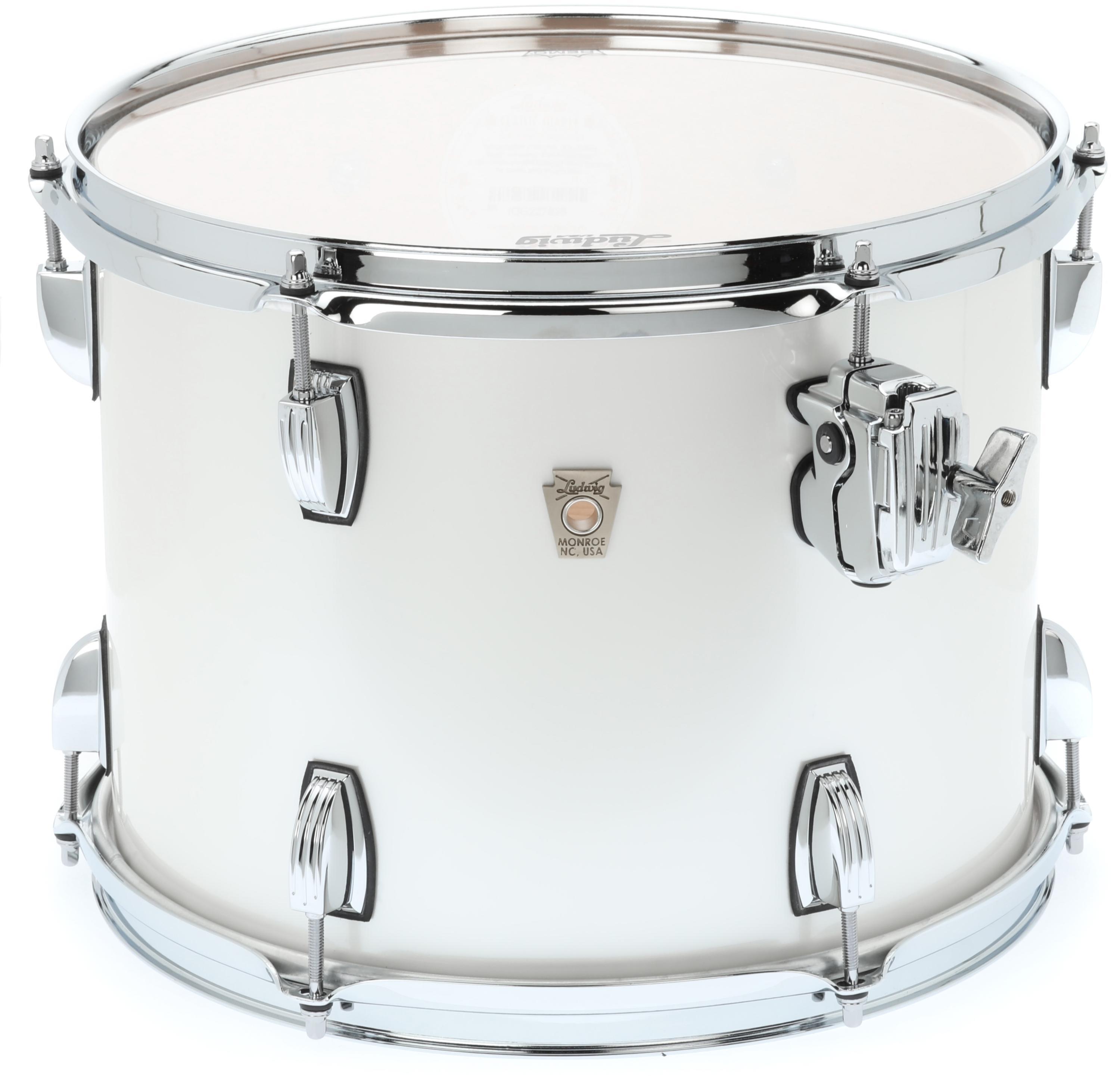 Photo of Ludwig Classic Maple Mounted Tom - 10 inches x 13 inches, Silver Silk