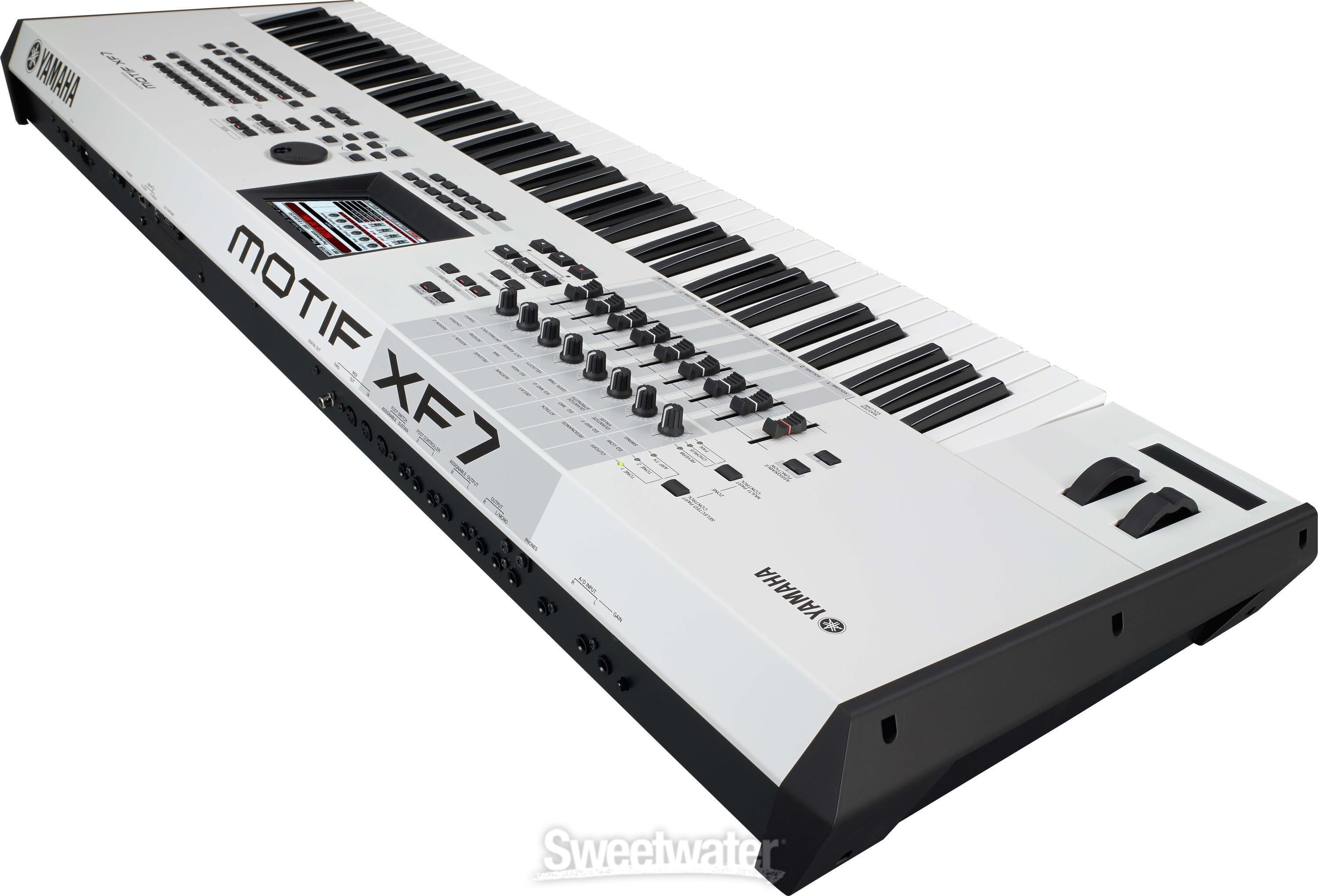 Yamaha MOTIF XF7 - Special Edition White | Sweetwater