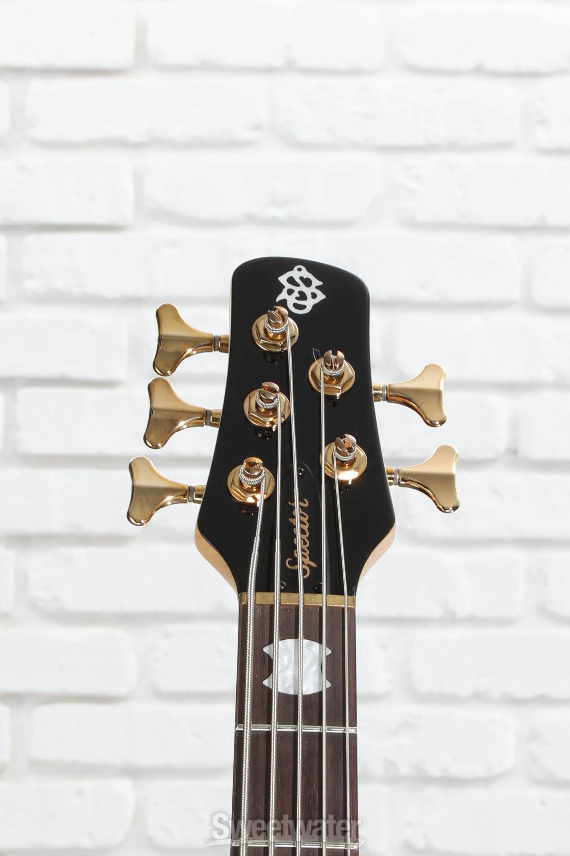 Spector Icon NS-5 5-string Electric Bass Guitar - Black Gloss