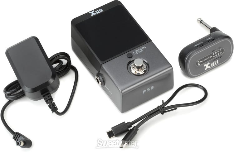 Xvive P58 5.8GHz Wireless Guitar Pedal System