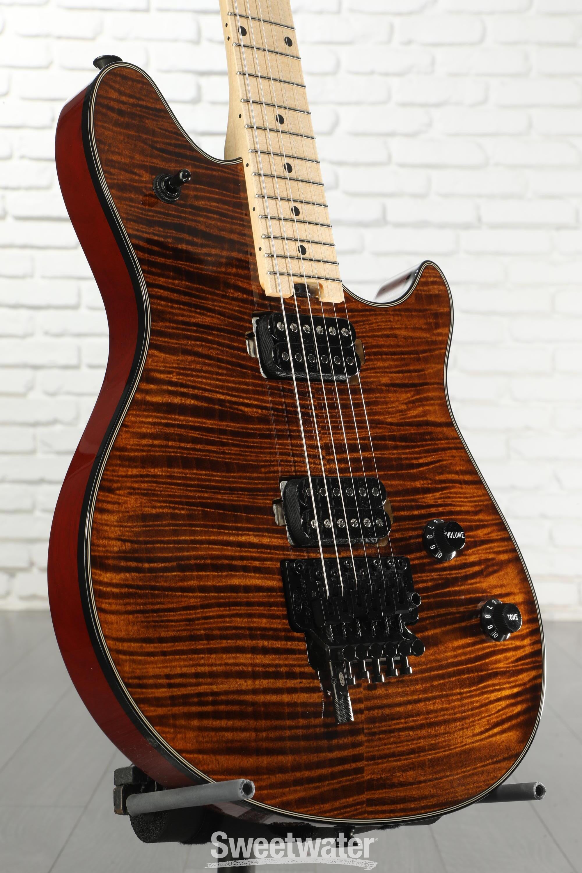 Photo of EVH Custom Shop Wolfgang HH FR Electric Guitar - Tiger Eye