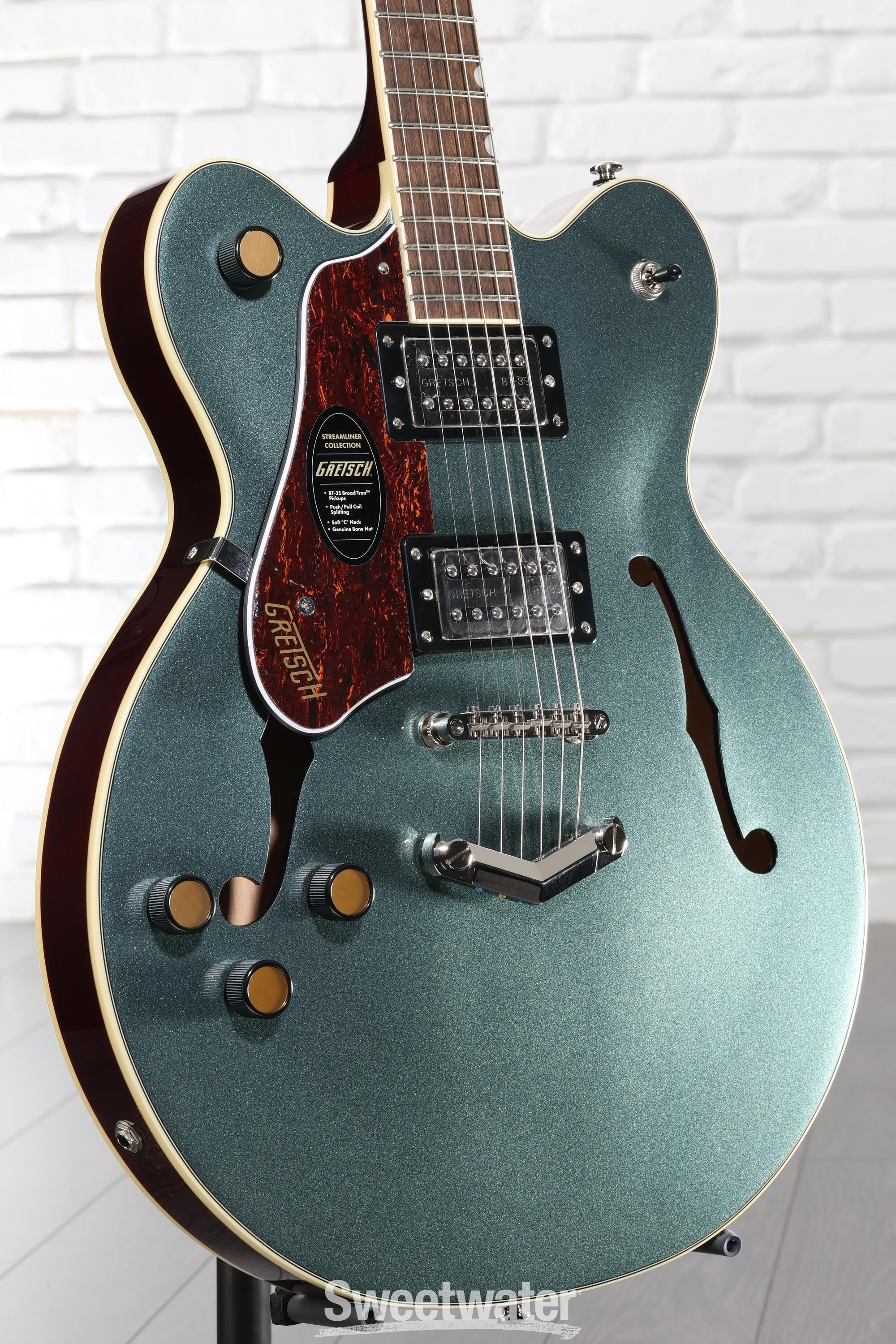 Photo of Gretsch G2622LH Streamliner Center Block Double-Cut Left-handed Electric Guitar - Gunmetal