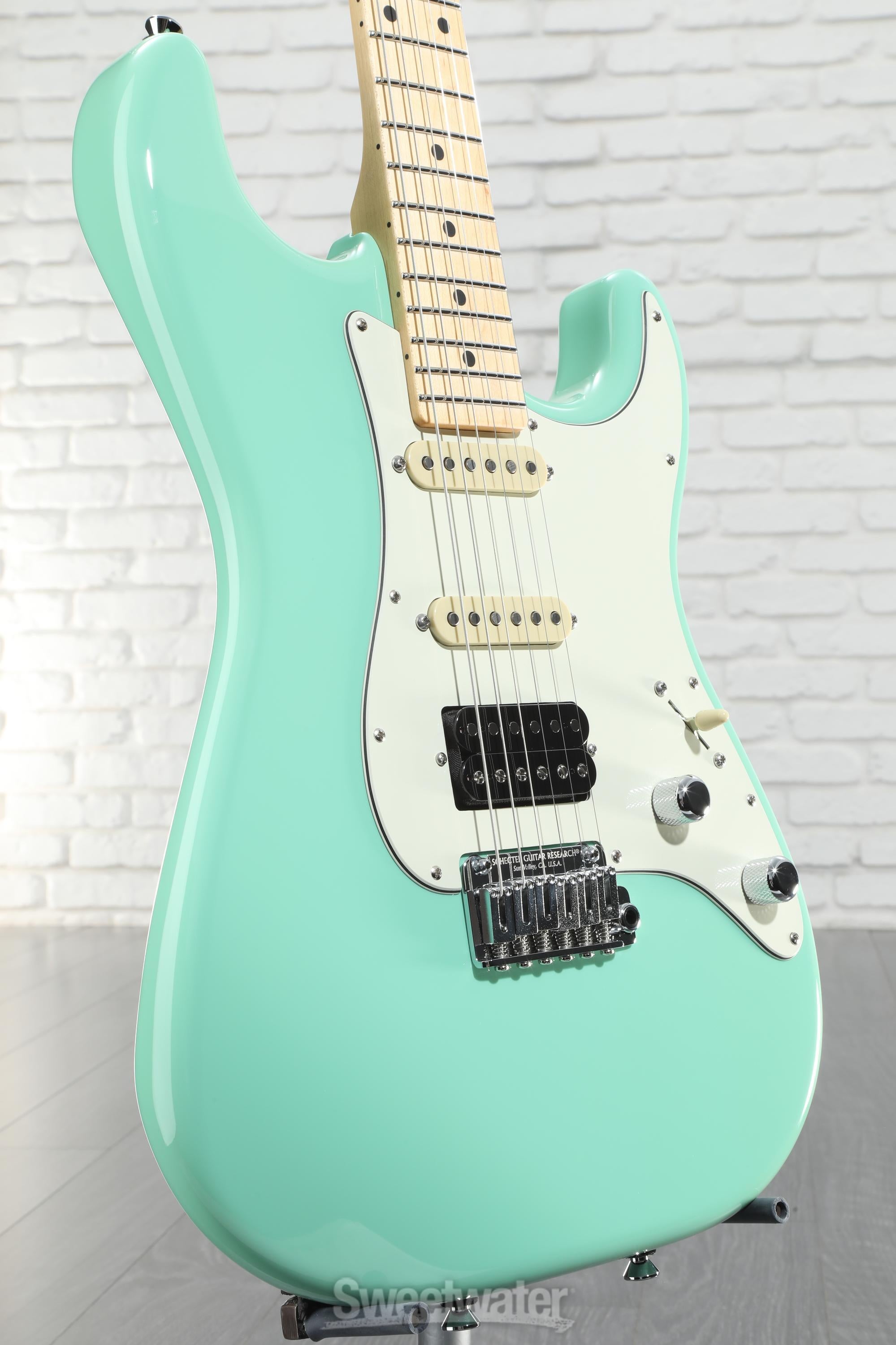 人気が高い Traditional USA Schecter HSS Green Seafoam - Guitar Electric ギター