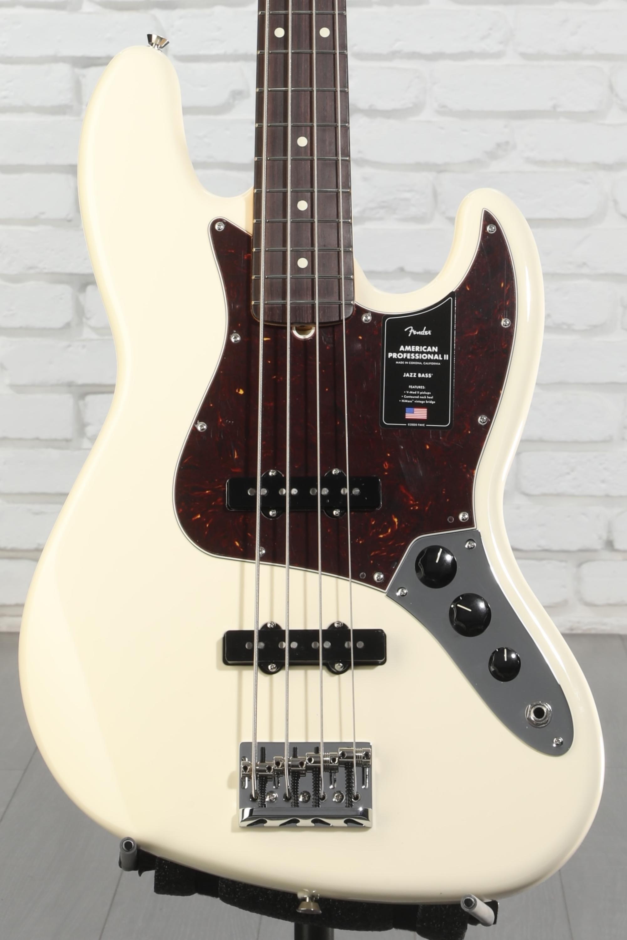 Fender American Professional II Jazz Bass - Olympic White with