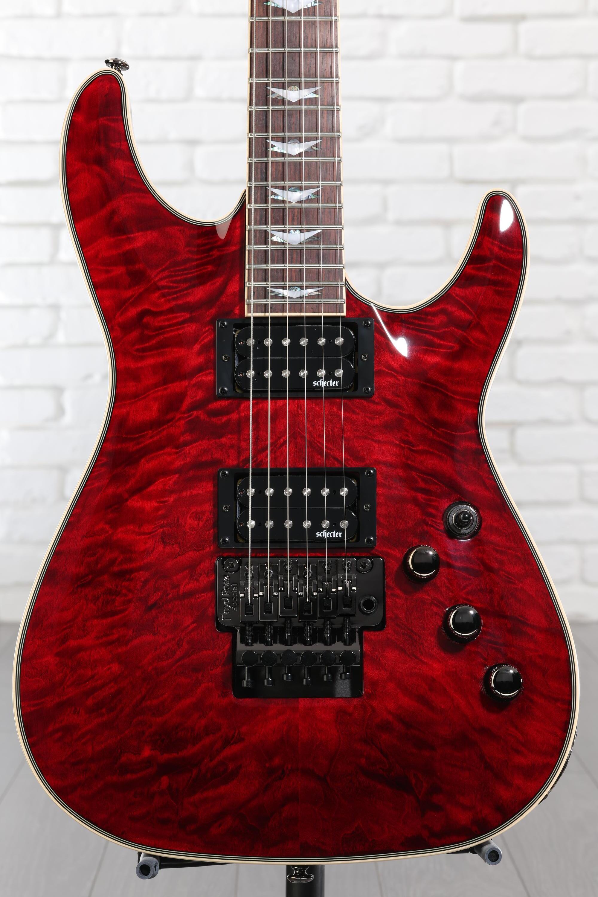 Schecter Omen Extreme-6 FR Electric Guitar - Black Cherry | Sweetwater