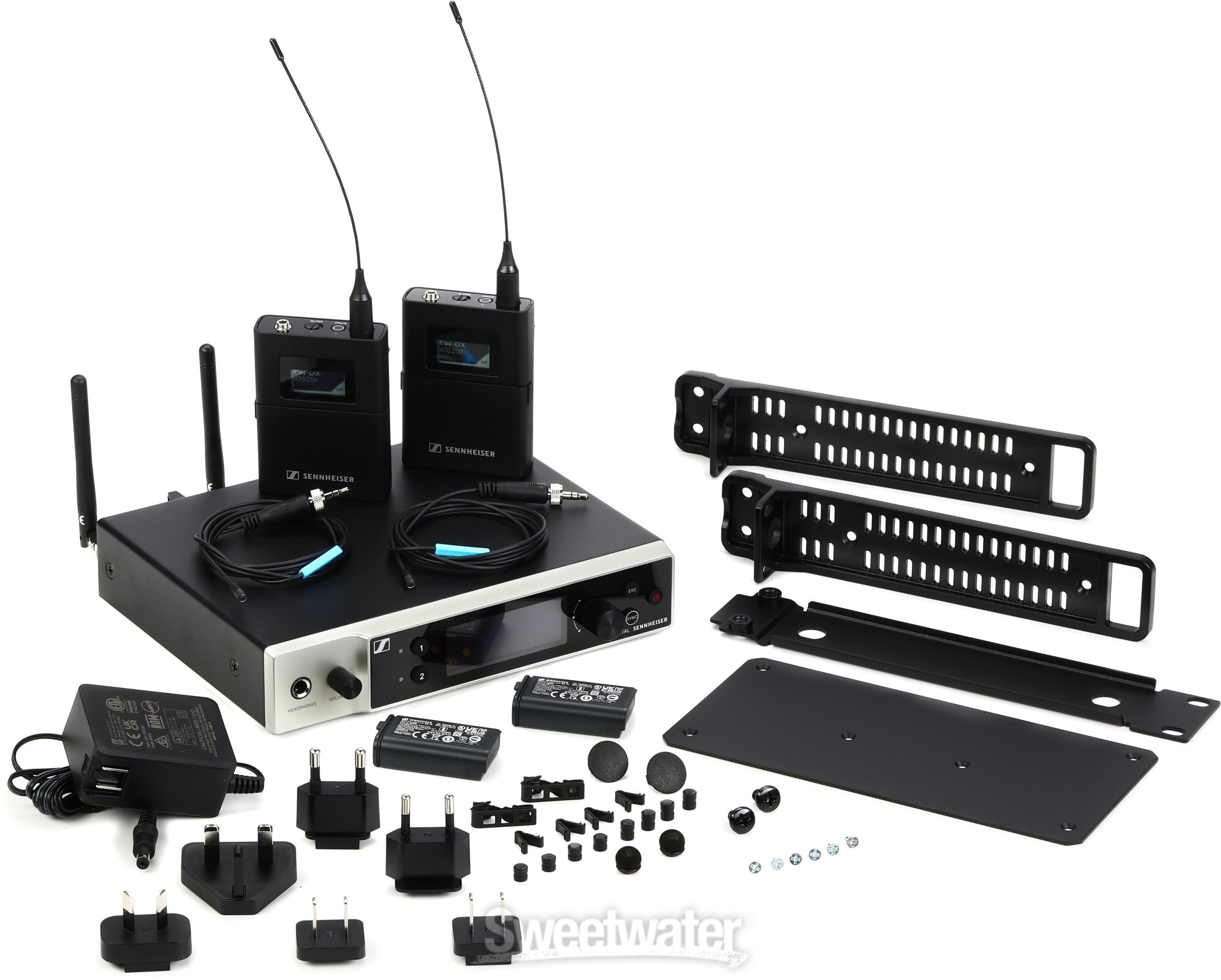 Sennheiser EW DX MKE 2 Set Dual Lavalier Microphone System Q1 9