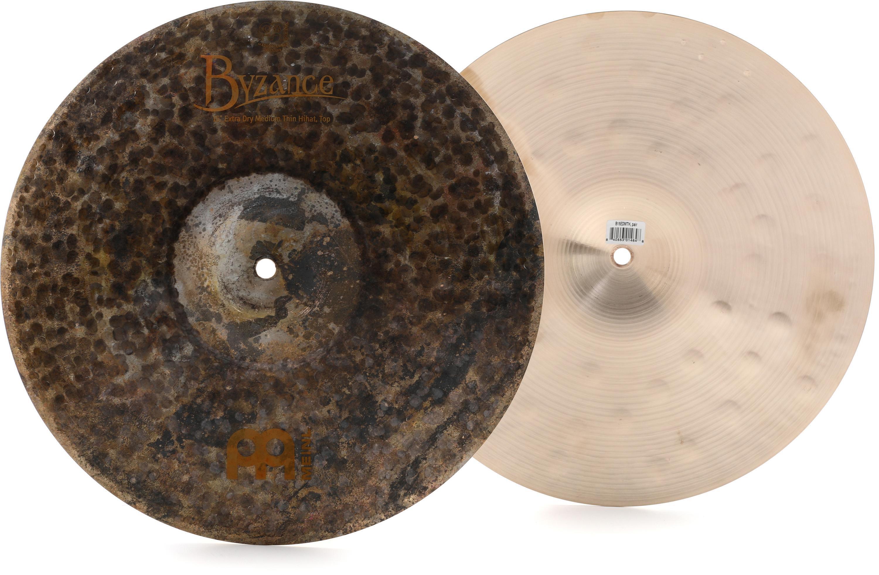 Meinl Cymbals 16 inch Byzance Extra Dry Medium Thin Hi-hat Cymbals