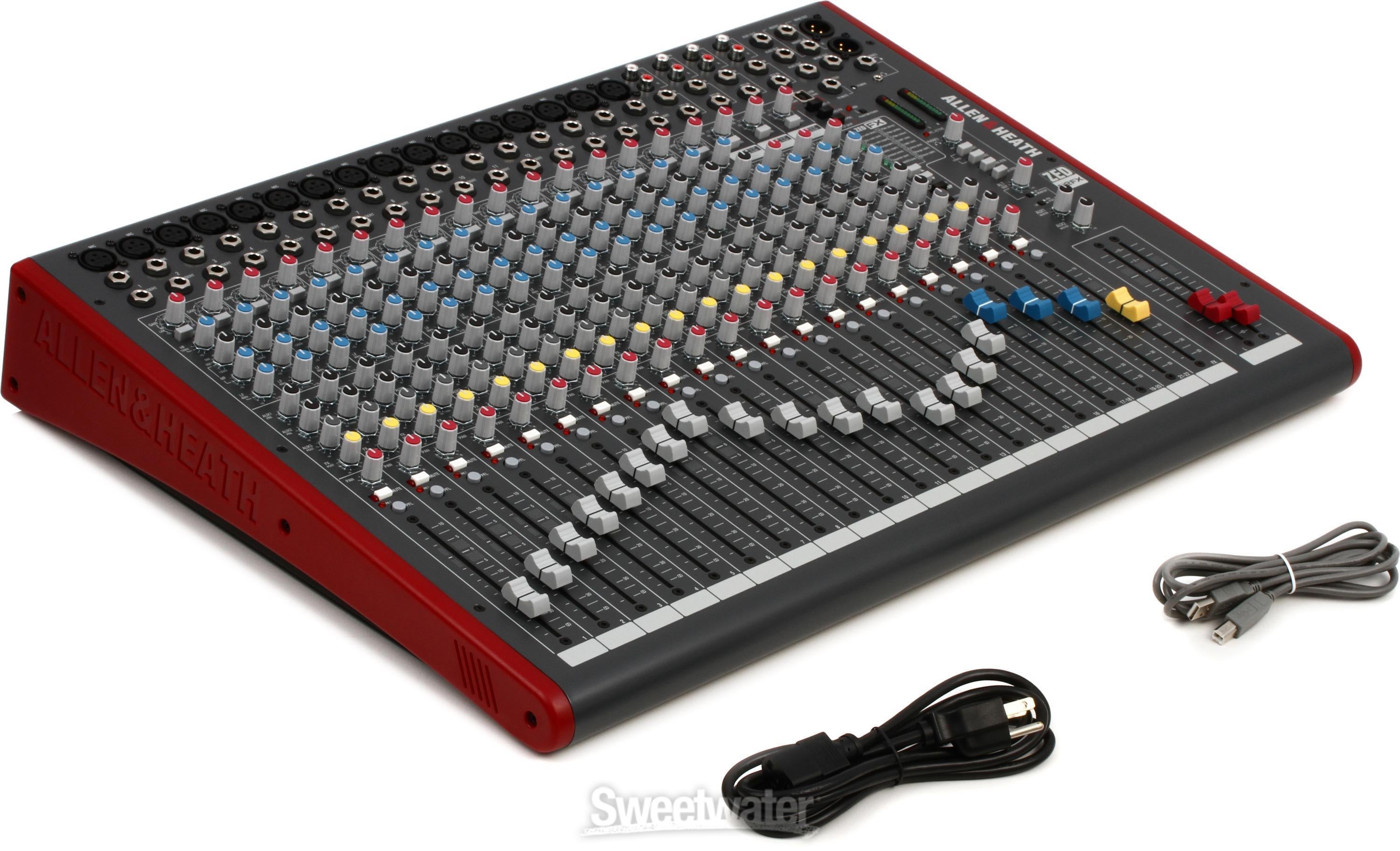 Allen & Heath ZED-22FX 22-channel Mixer with USB Audio Interface 