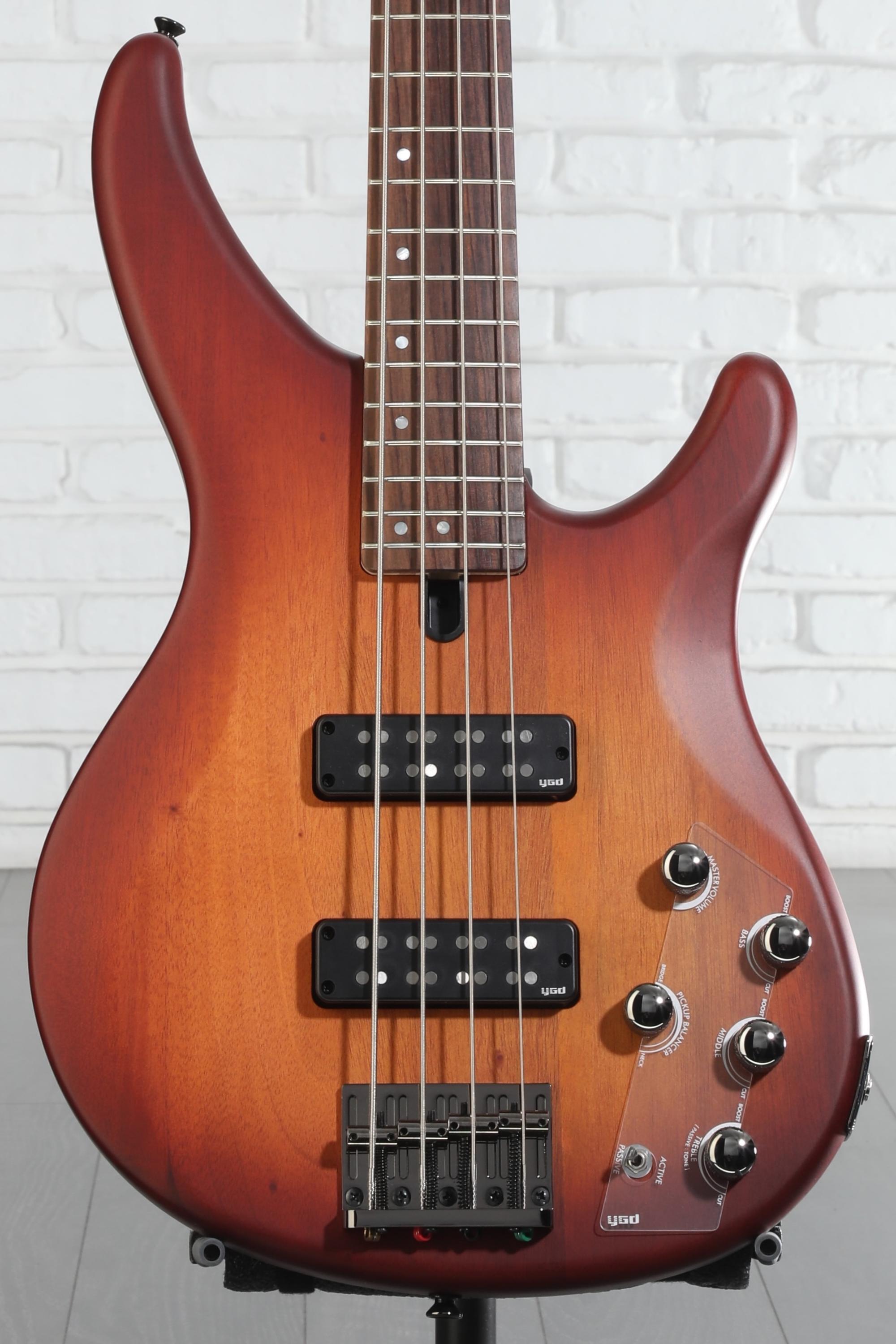 Yamaha TRBX504 4-string Bass Guitar - Brick Burst | Sweetwater