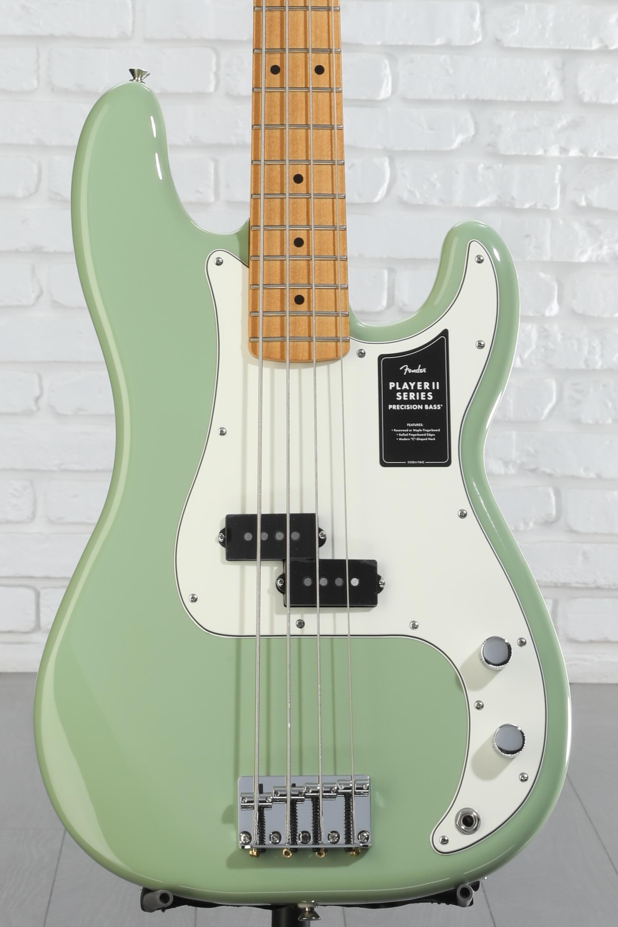 ベース Fender Precision Bass Fender Player II Precision Bass - Birch Green with Maple