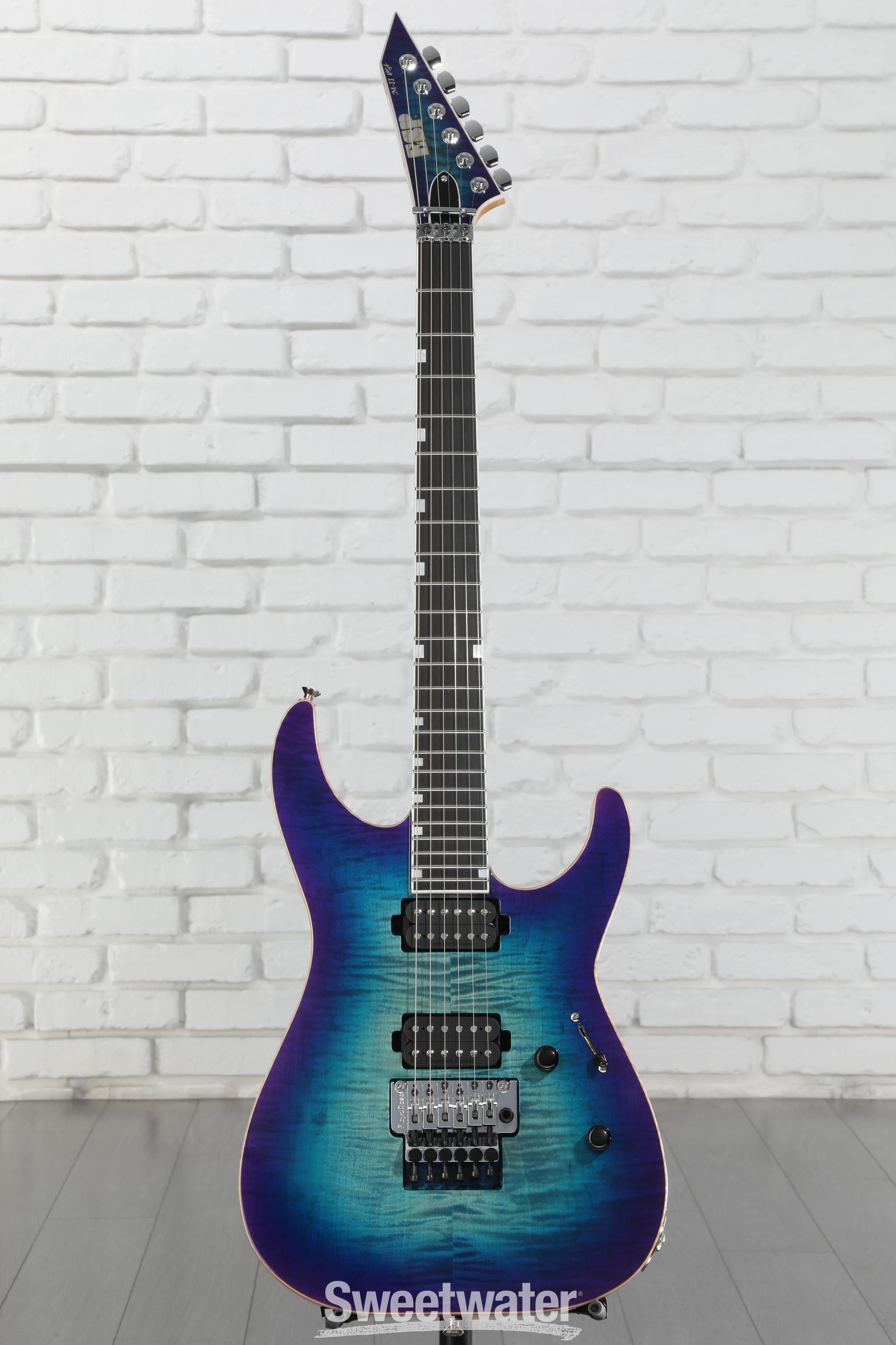 ESP USA M-II NTB FR Electric Guitar - Violet Shadow | Sweetwater