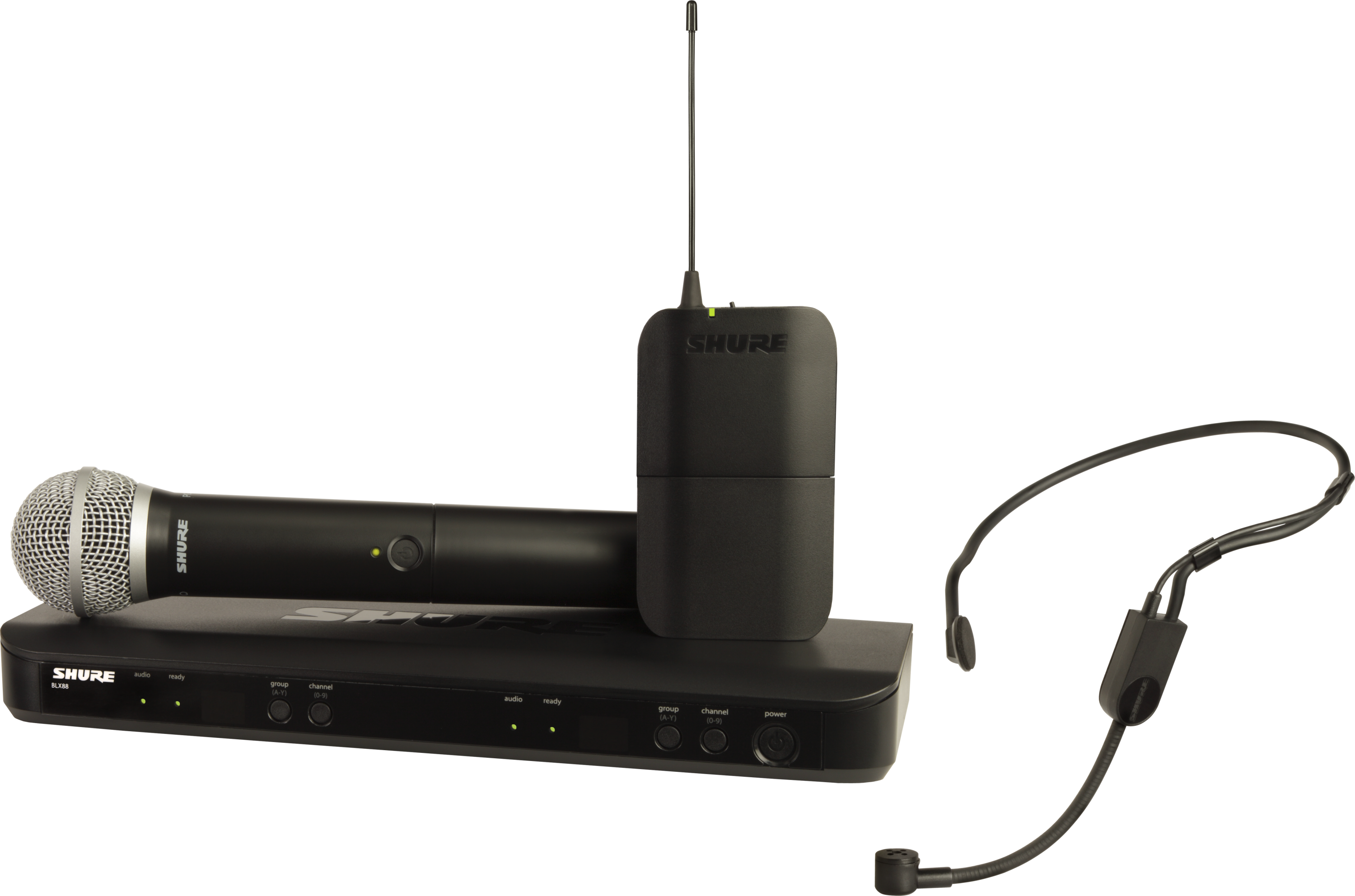 Shure BLX1288/P31 Dual Channel Wireless Combo System - H9 Band