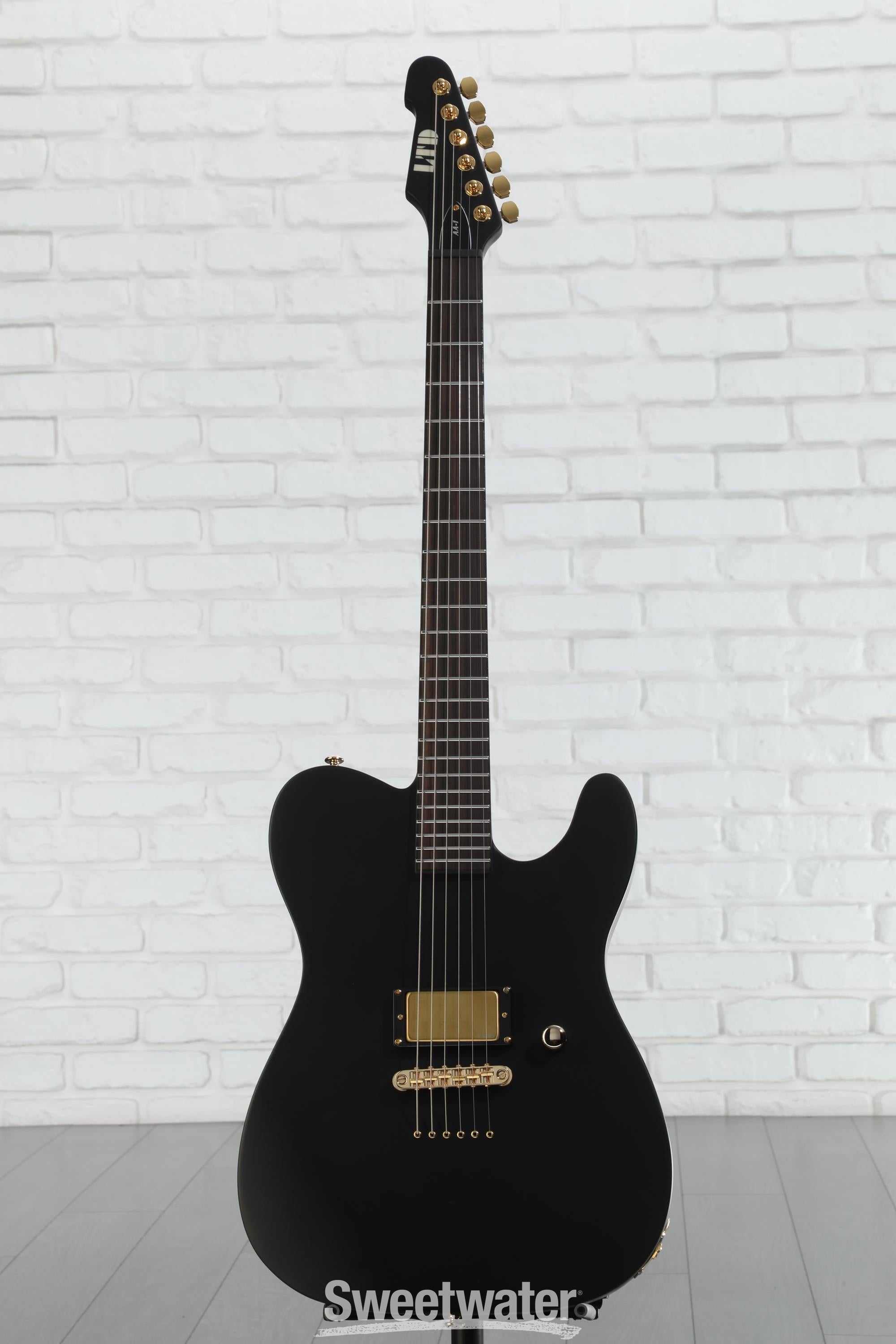 ESP LTD Alan Ashby AA-1 Solidbody Electric Guitar - Black Satin