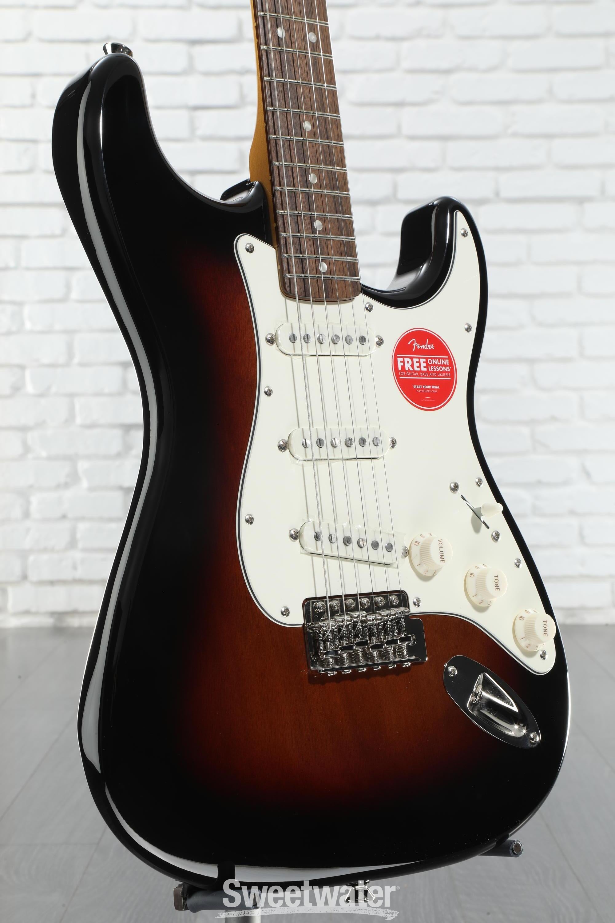 ≪超目玉★12月≫ '60s Vibe Classic Squier Stratocaster Sunburst 3-Color - ギター