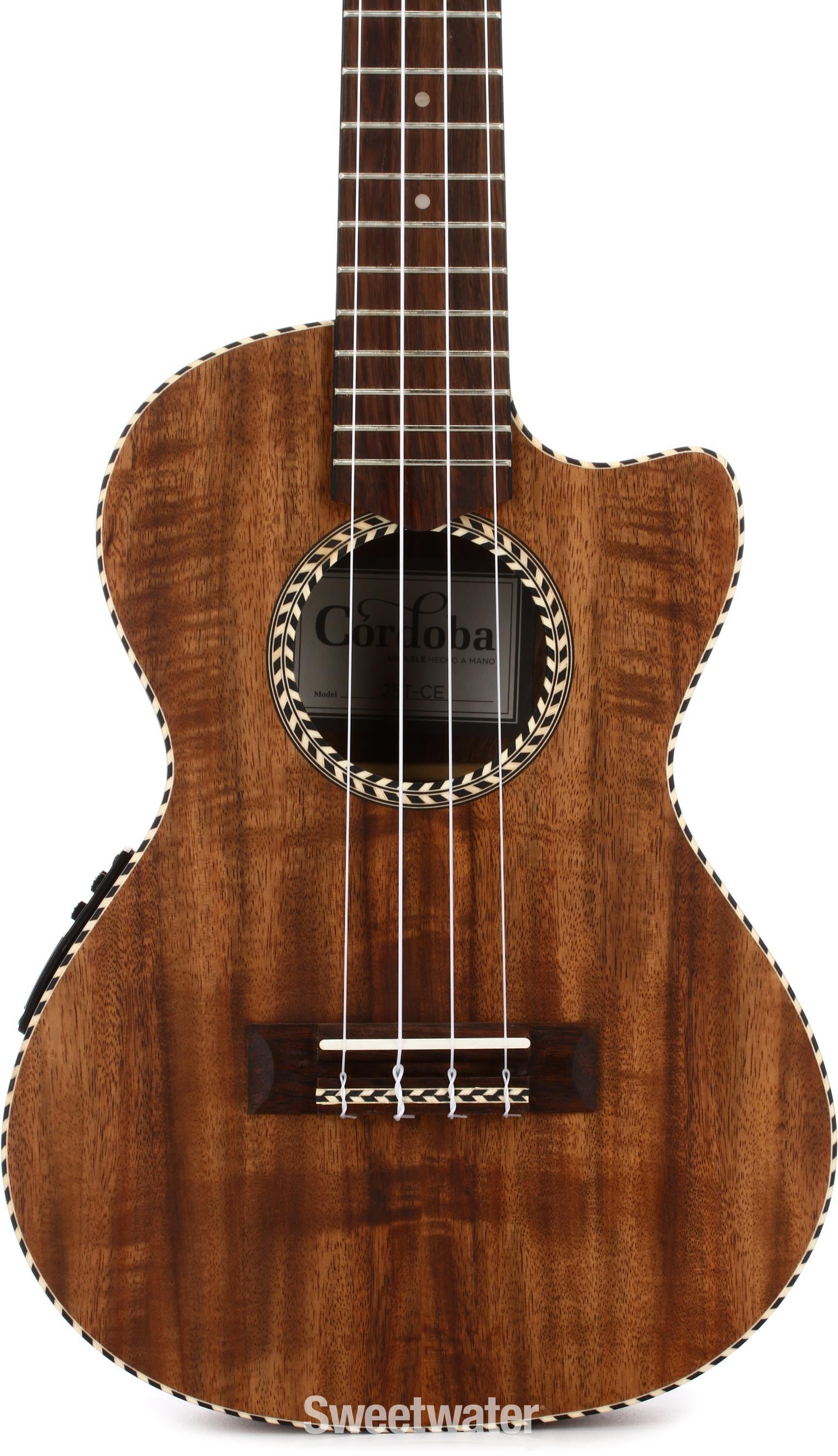 Cordoba 25T-CE Tenor Ukulele - Acacia | Sweetwater