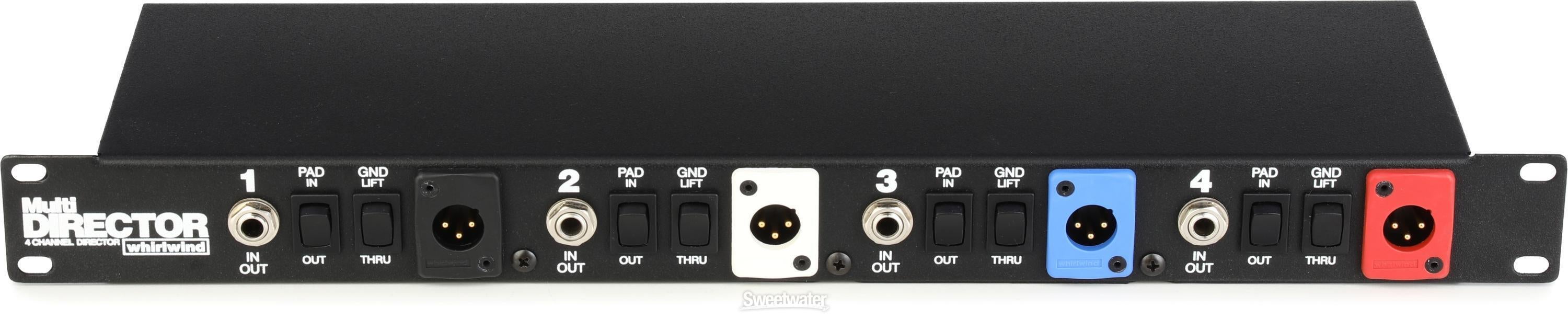 配信機器・PA機器・レコーディング機器 whirlwind MULTI-DIRECTOR Passive 4ch DI Whirlwind MultiDirector 4-channel Passive Instrument Direct