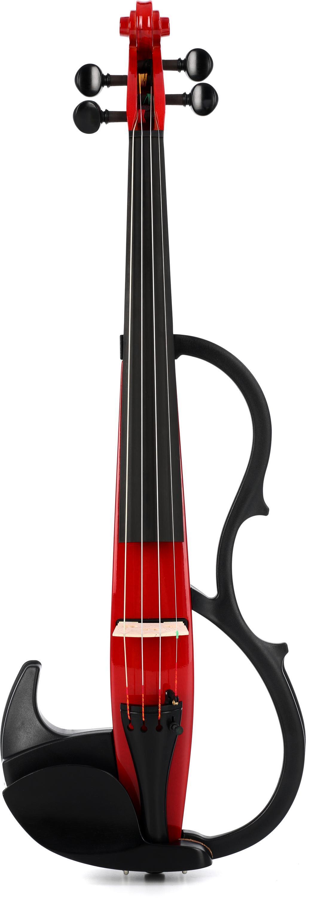 Yamaha Silent Series SV-200 Electric Violin - Red | Sweetwater