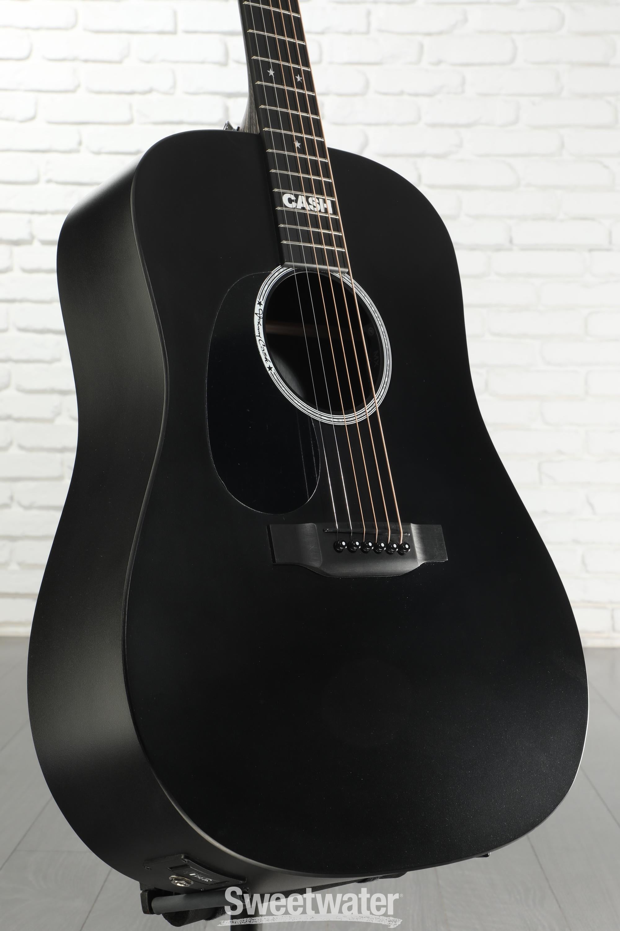 Photo of Martin DX Johnny Cash Left-Handed - Jett Black