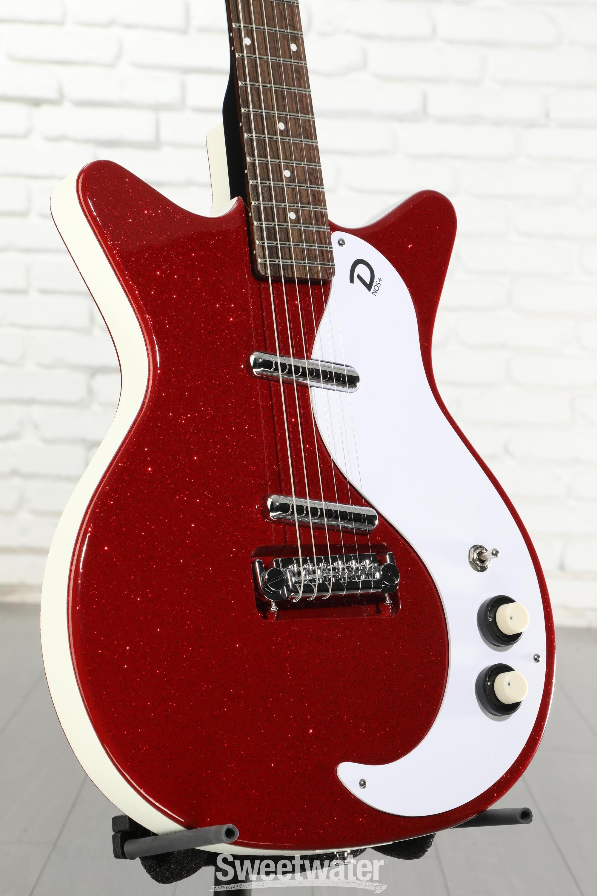 Danelectro '59M NOS+ Electric Guitar - Red Metalflake | Sweetwater