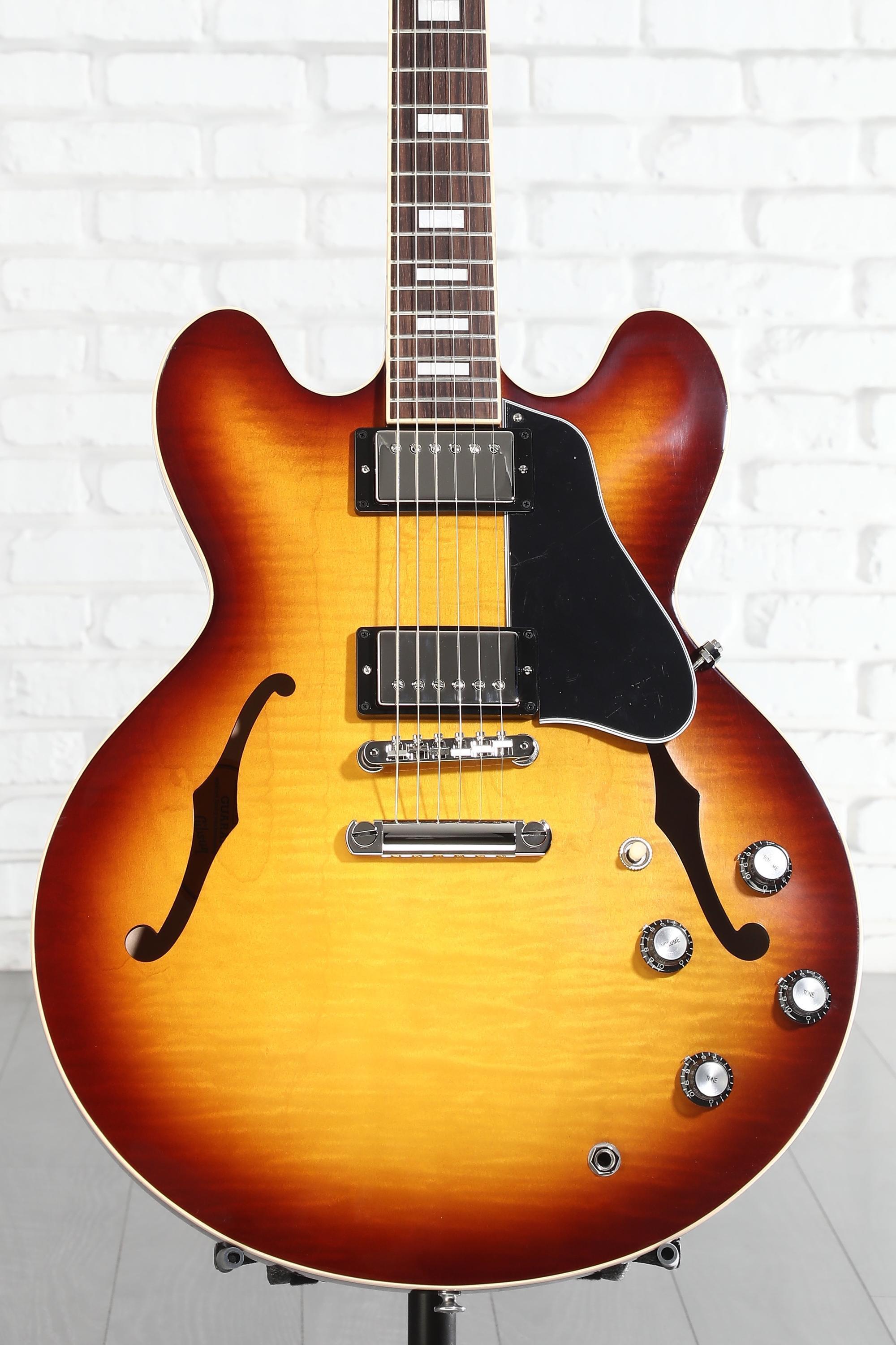 ギブソン　ES335 Gibson ES-335 Figured Semi-hollowbody Electric Guitar - Iced Tea