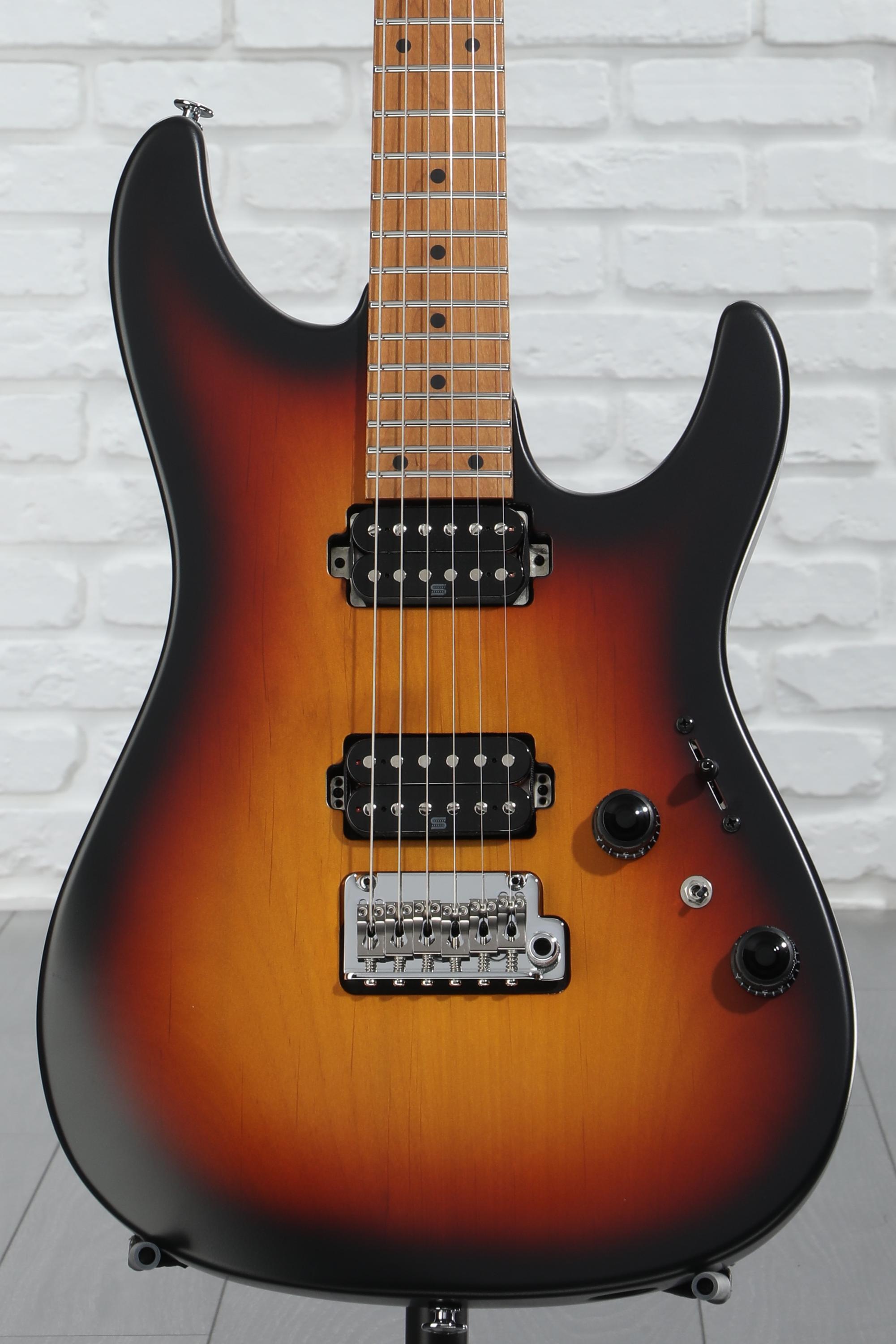 Ibanez Prestige AZ2402 Electric Guitar - Tri Burst Fade Flat