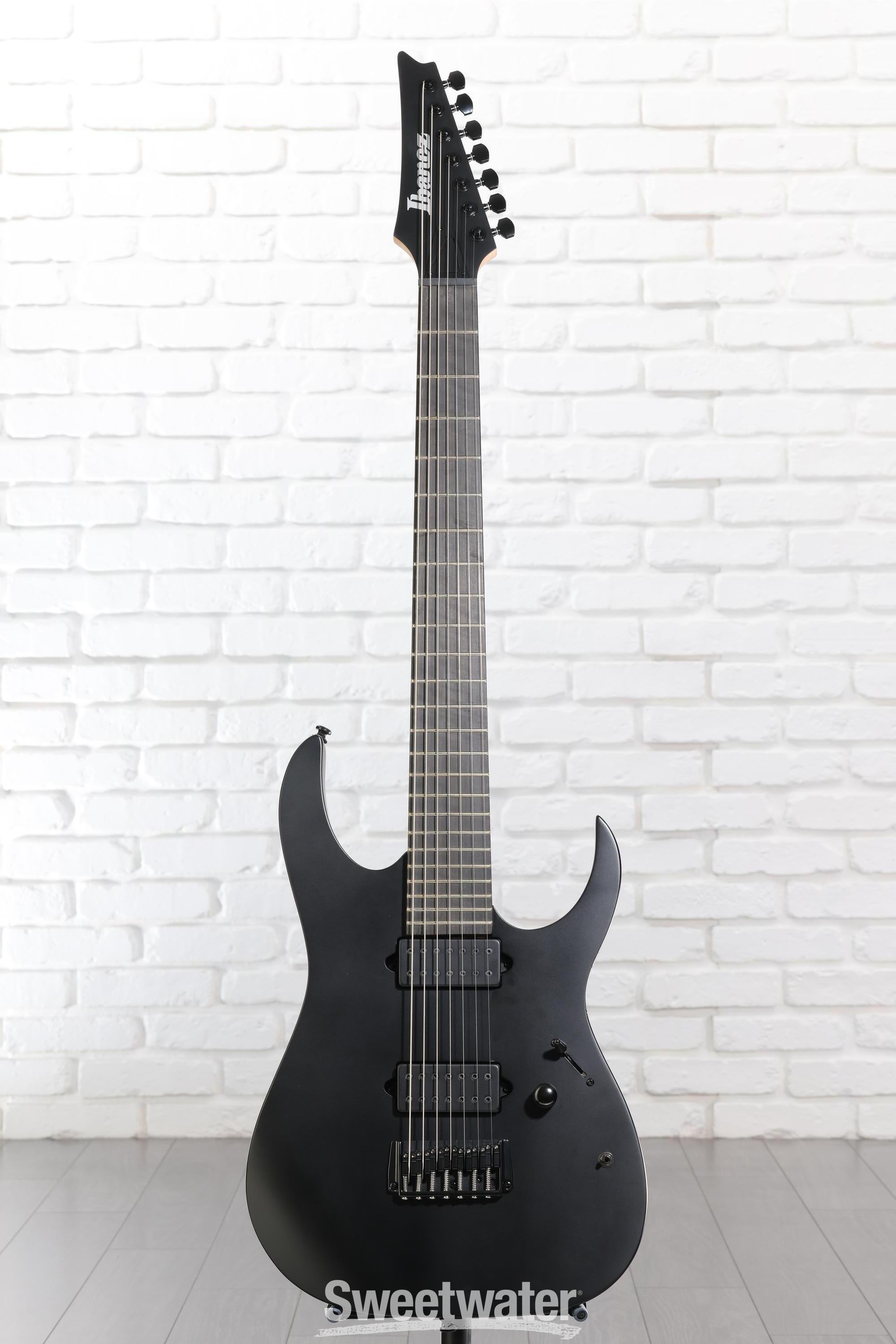 Ibanez Iron Label RGIXL7 - Black Flat | Sweetwater