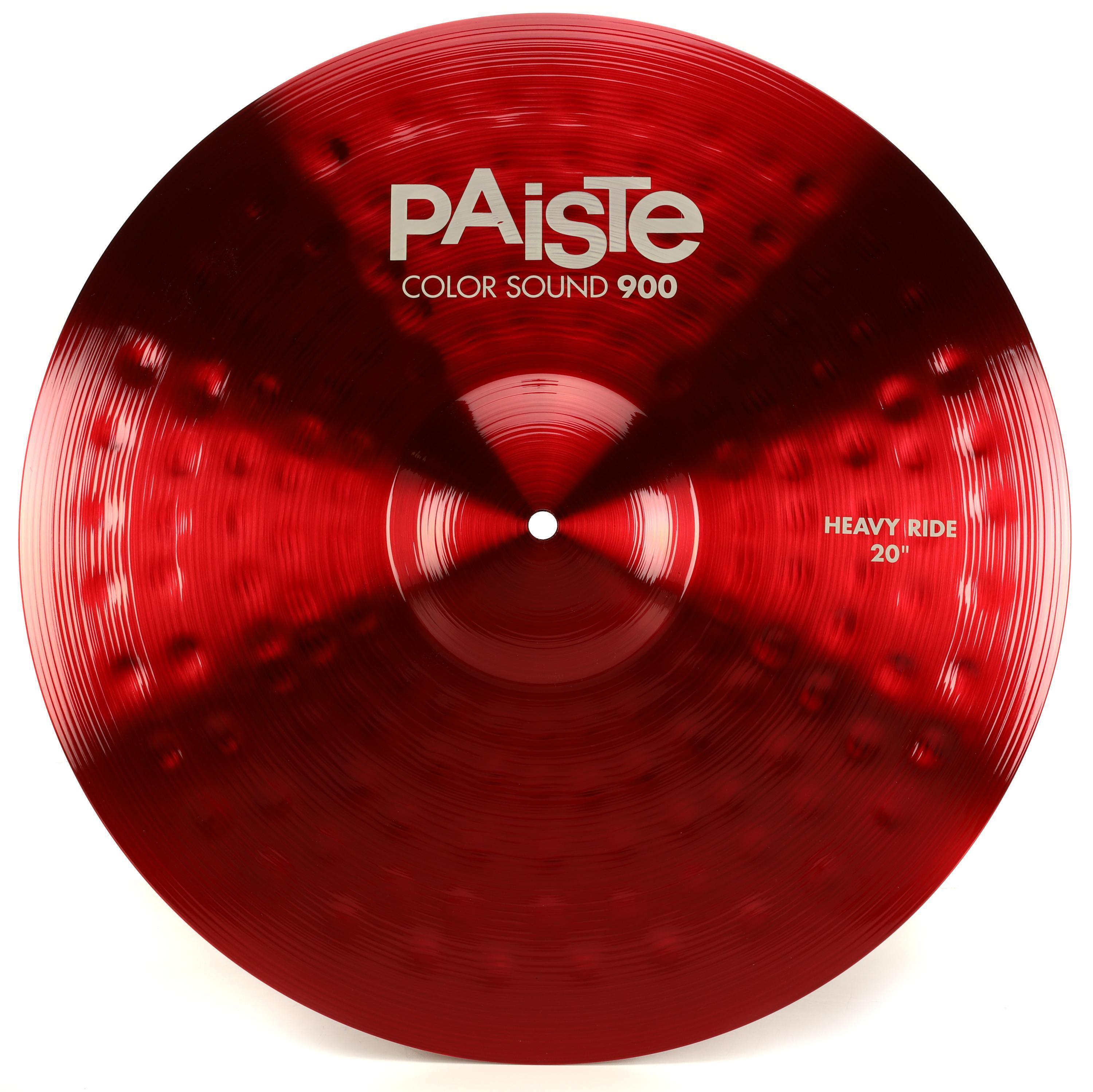 Paiste 20 inch Color Sound 900 Red Heavy Ride Cymbal